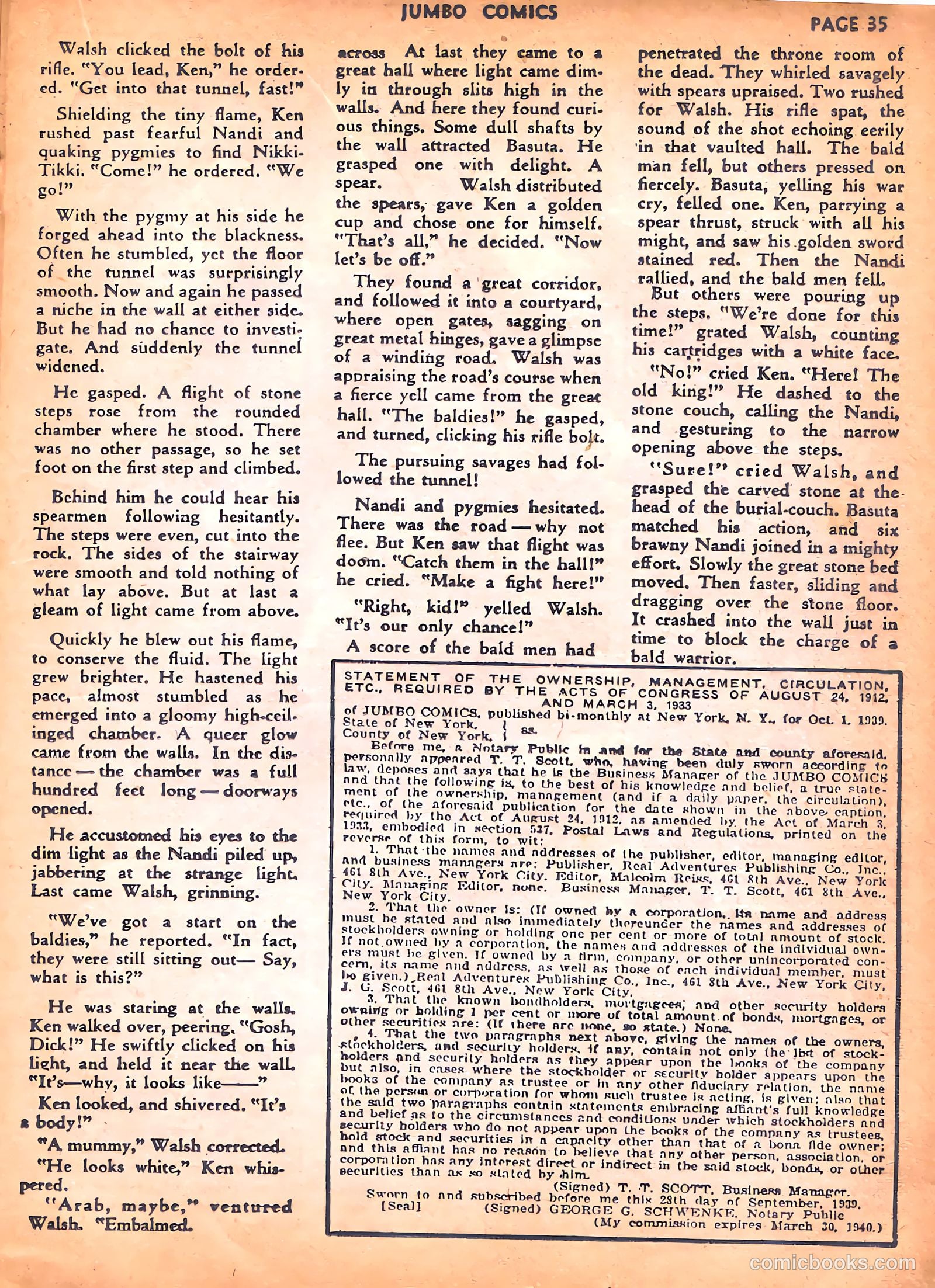 Jumbo Comics #13 (1940) — page 37 of 68