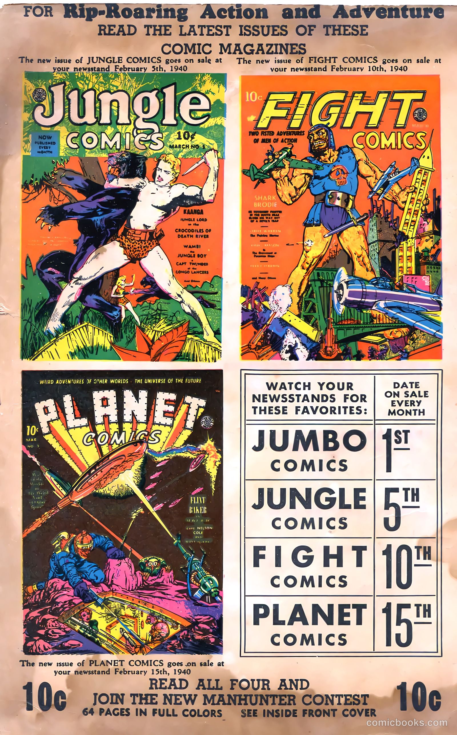 Jumbo Comics #13 (1940) — page 67 of 68