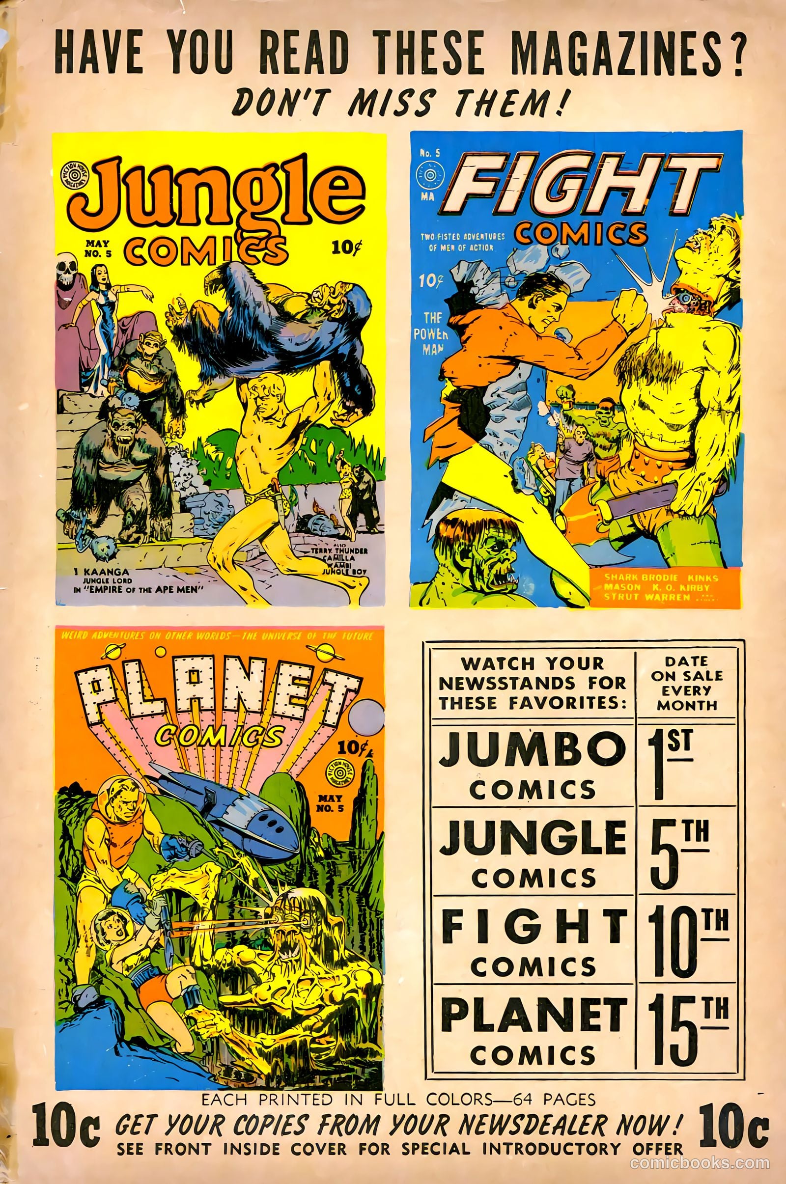 Jumbo Comics #15 (1940) — page 67 of 68