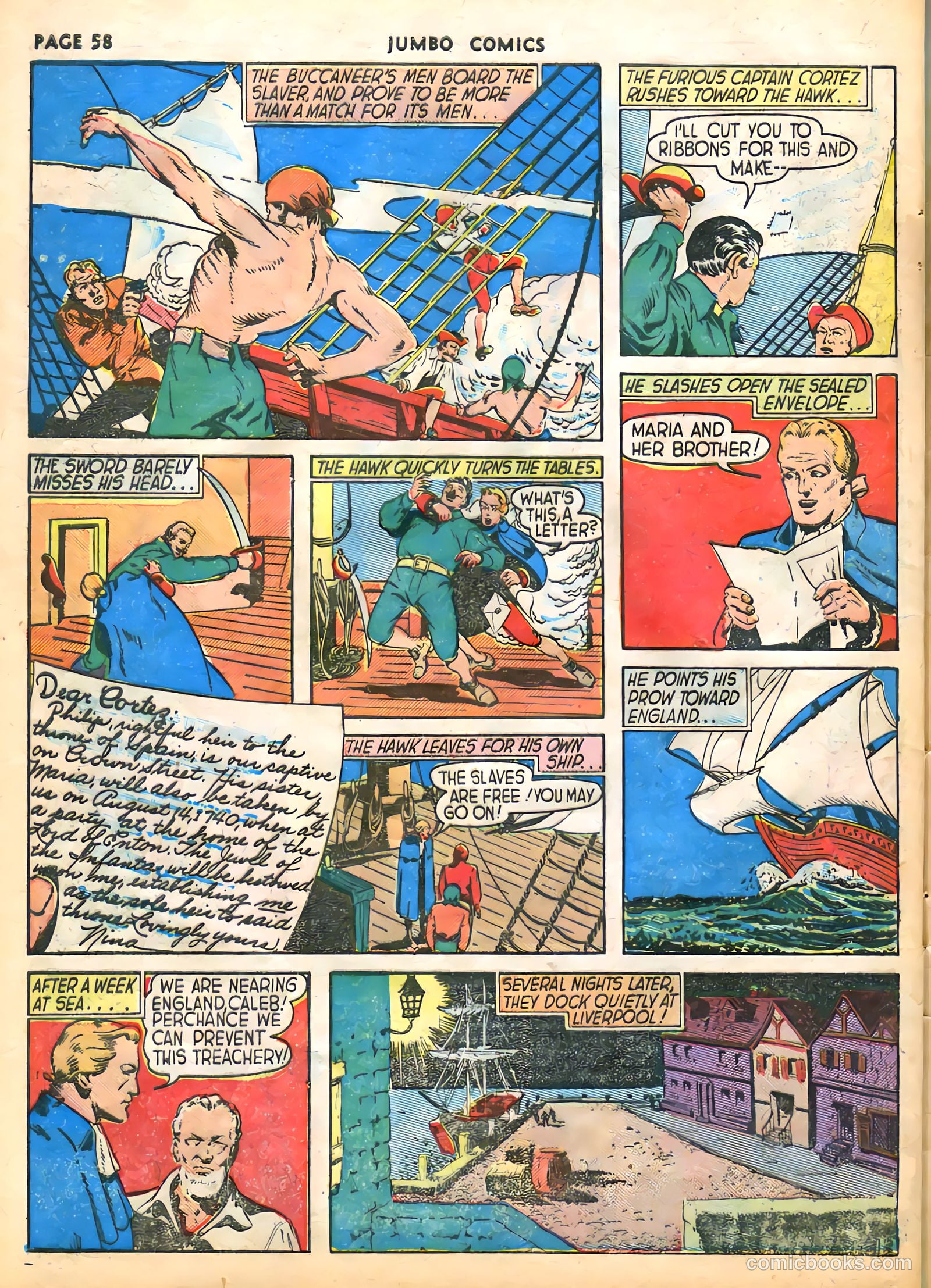 Jumbo Comics #17 (1940) — page 60 of 68
