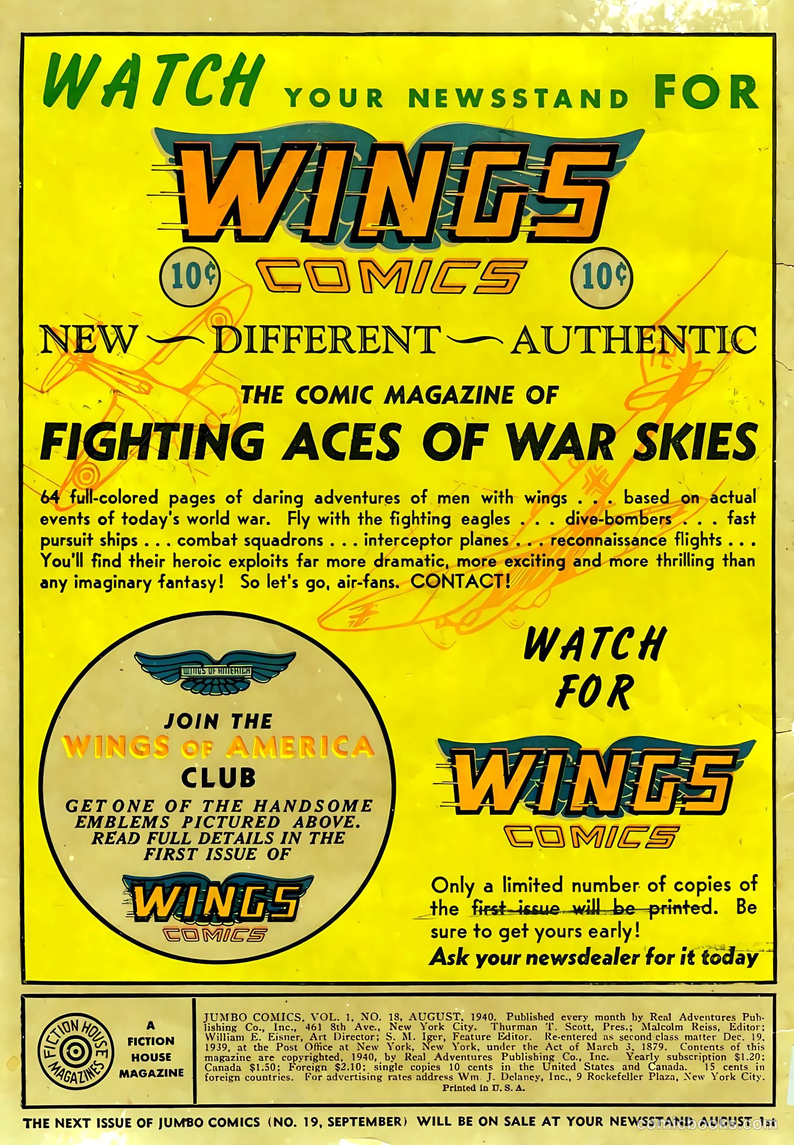 Jumbo Comics #18 (1940) — page 2 of 68