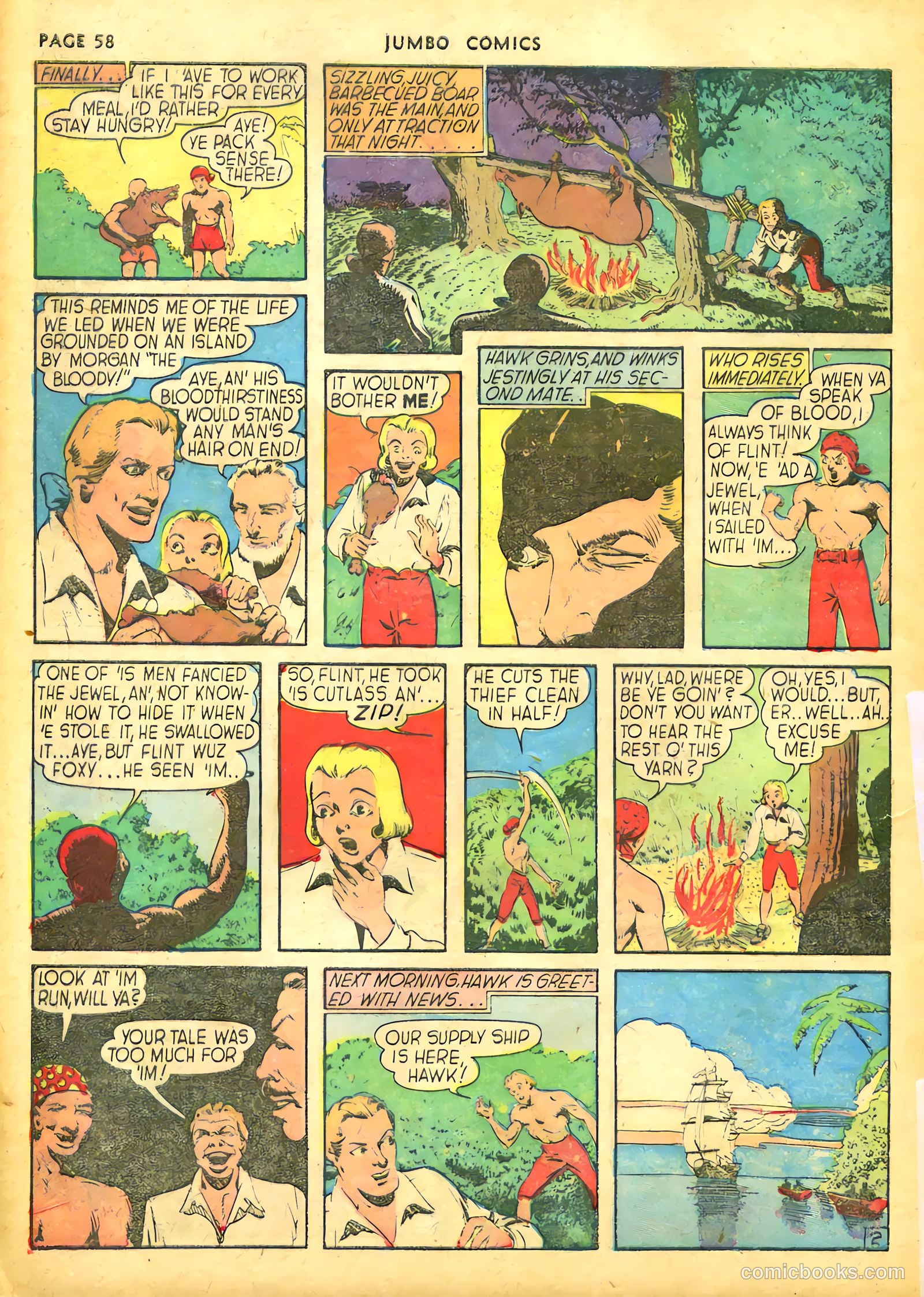 Jumbo Comics #18 (1940) — page 60 of 68