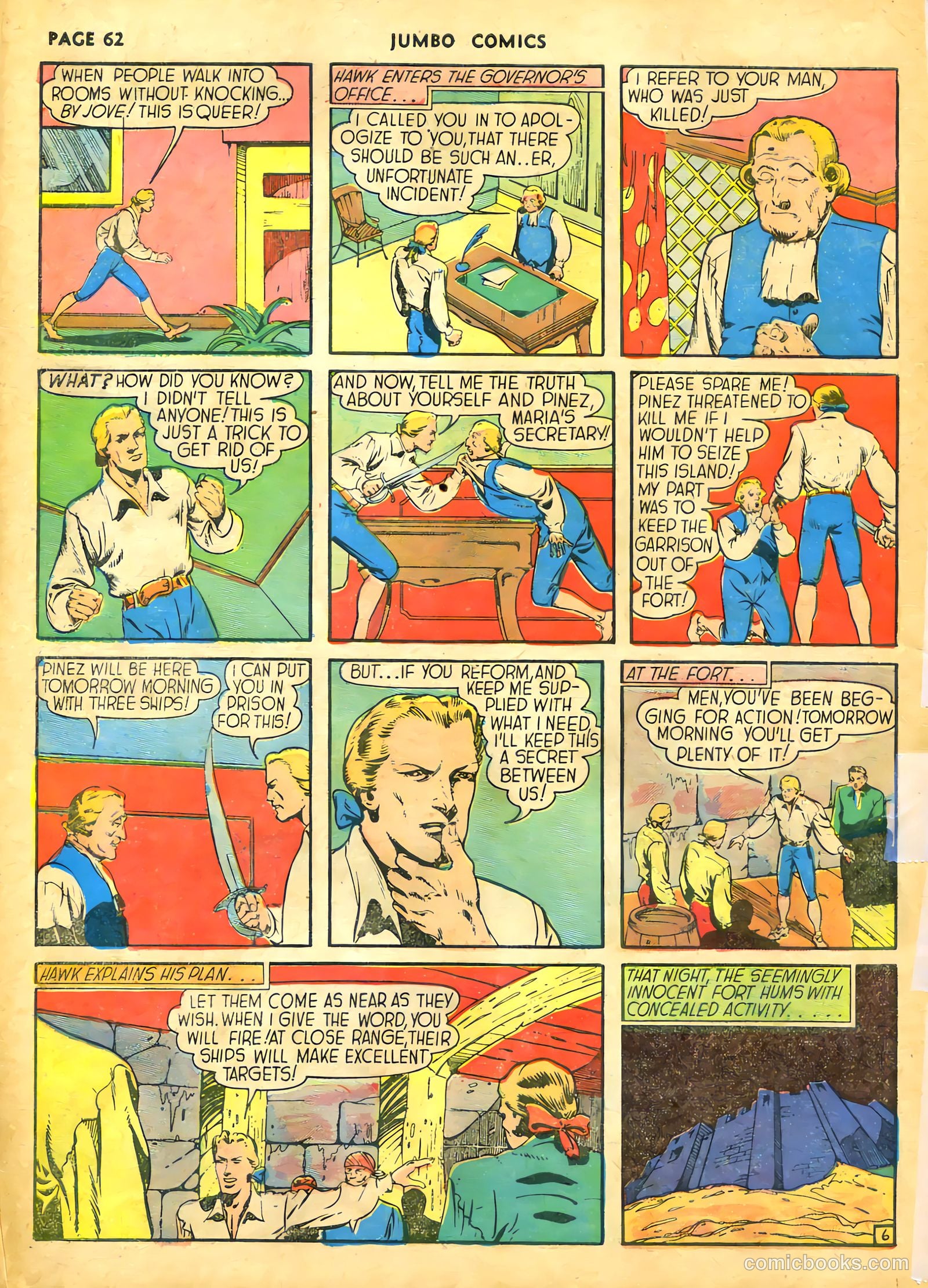 Jumbo Comics #18 (1940) — page 64 of 68