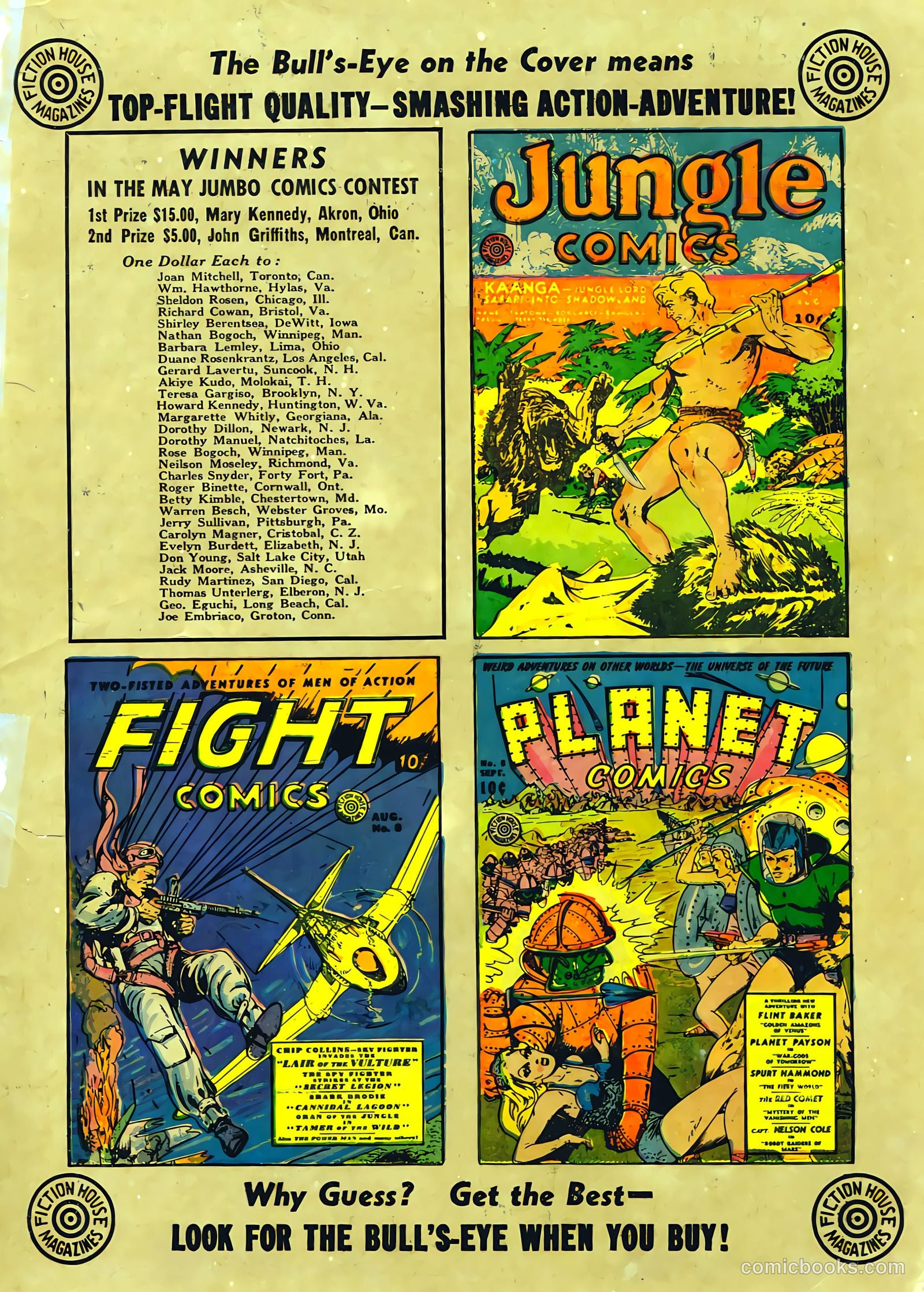 Jumbo Comics #18 (1940) — page 67 of 68