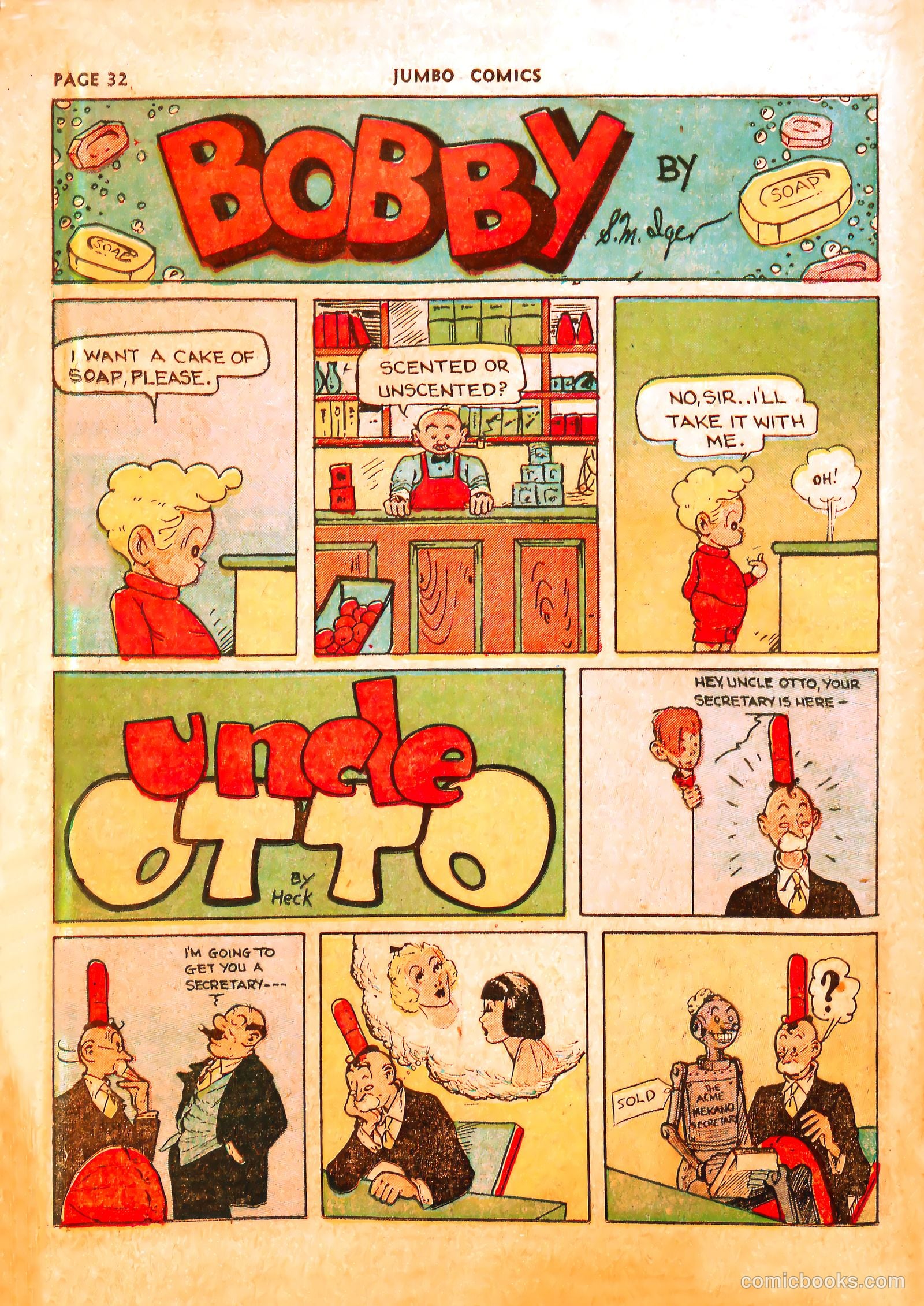 Jumbo Comics #19 (1940) — page 34 of 68