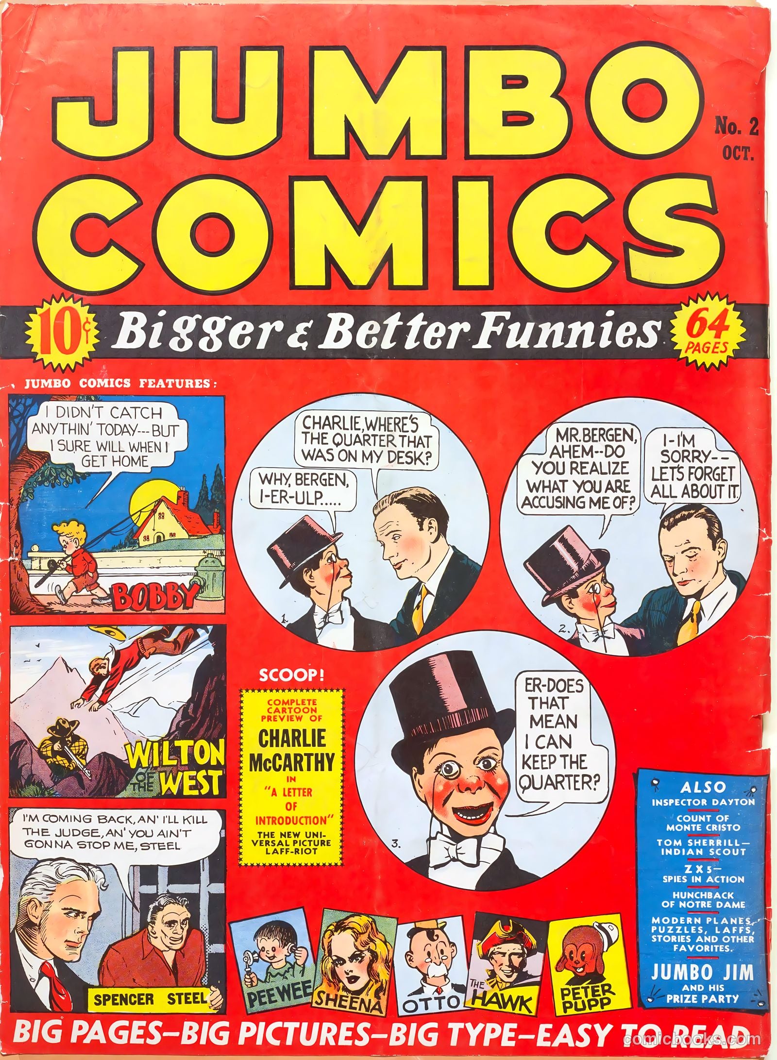 Jumbo Comics #2 (1938) — page 68 of 68
