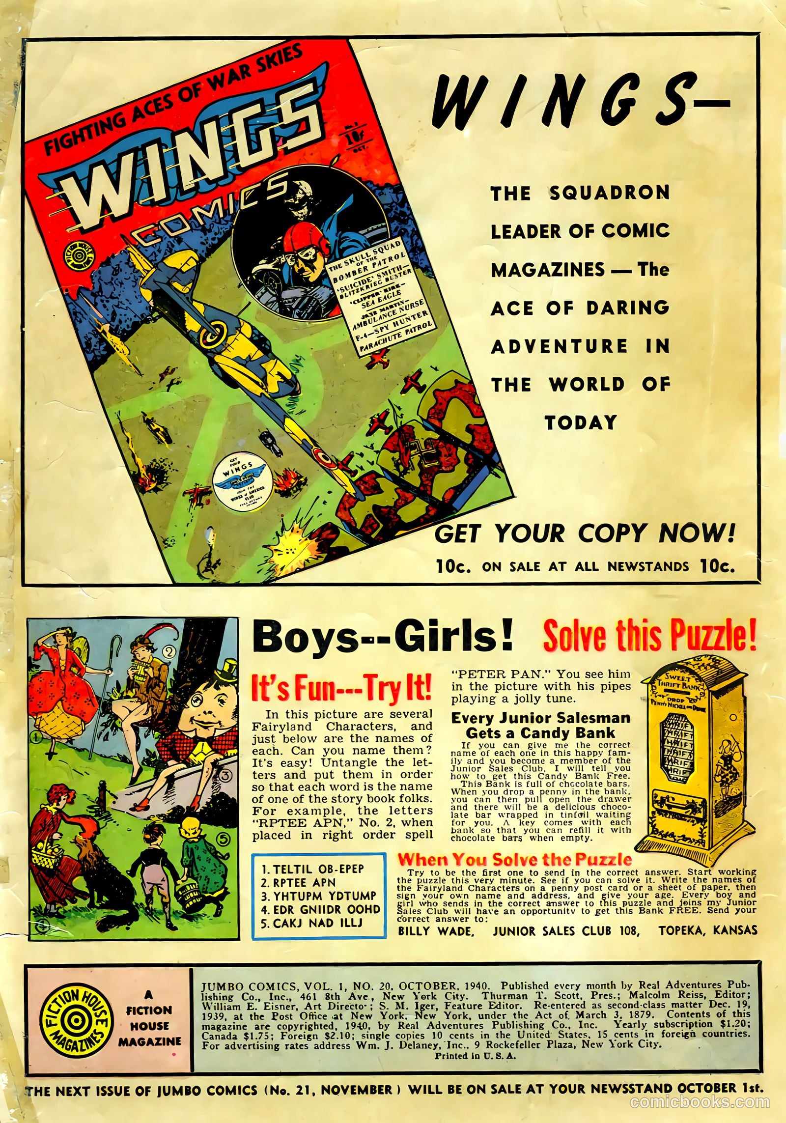 Jumbo Comics #20 (1940) — page 3 of 69