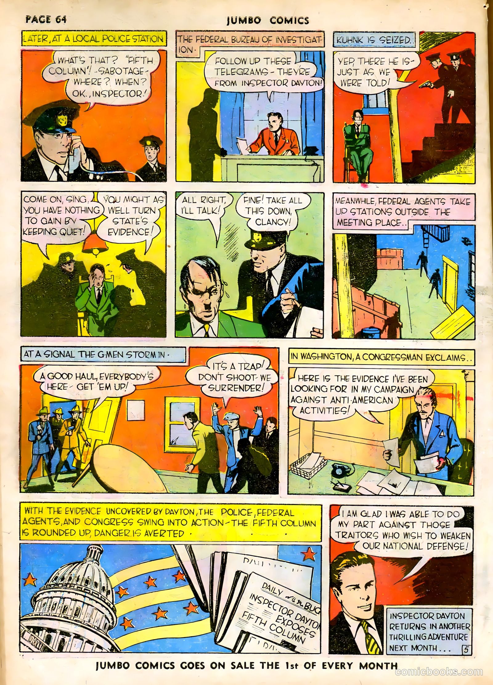 Jumbo Comics #21 (1940) — page 66 of 68