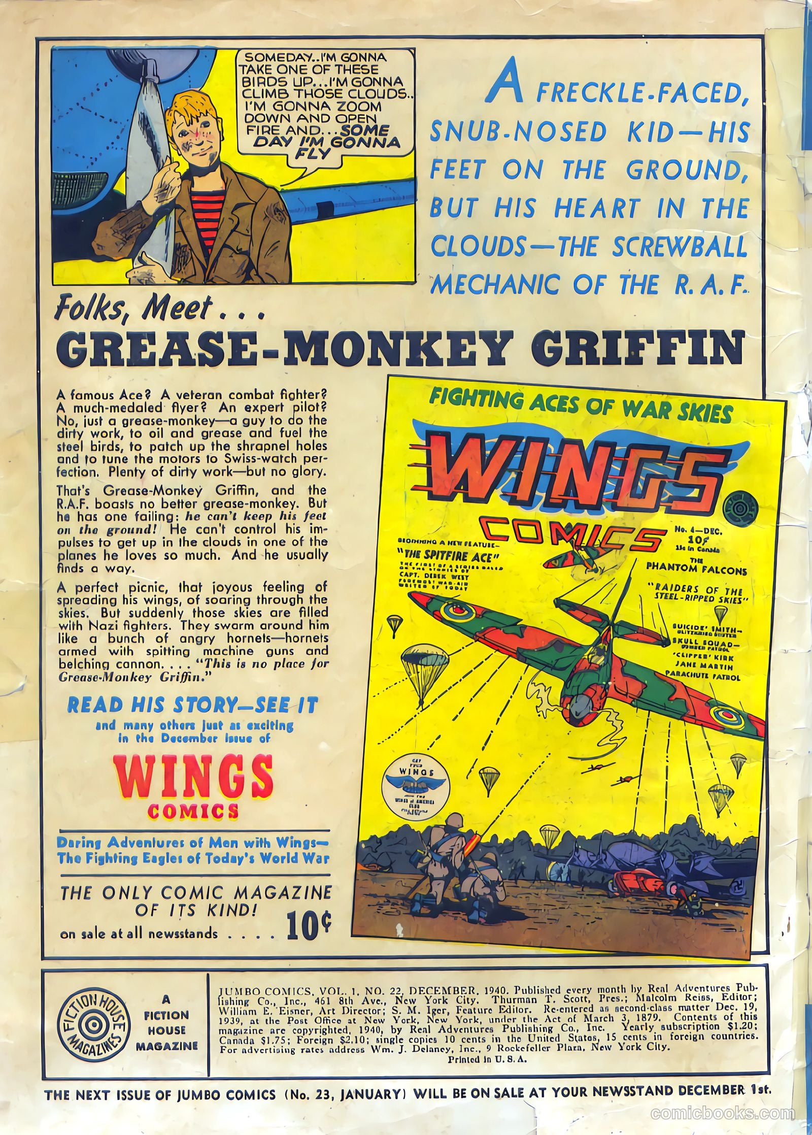 Jumbo Comics #22 (1940) — page 2 of 67