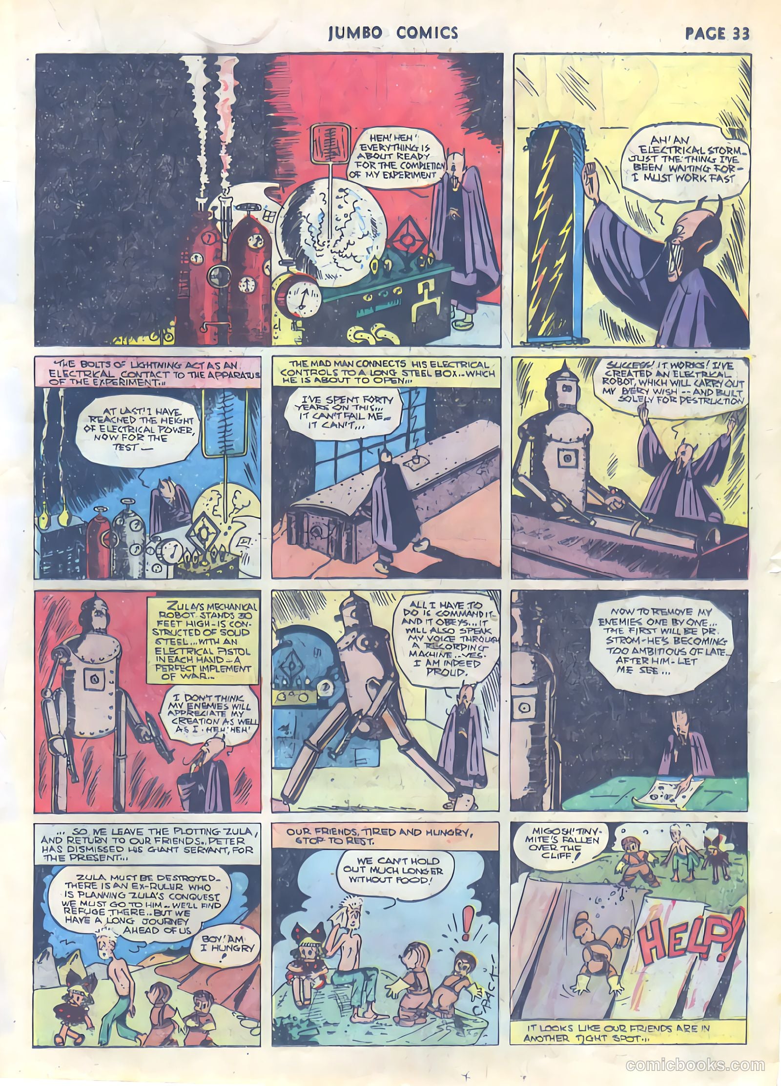 Jumbo Comics #22 (1940) — page 35 of 67