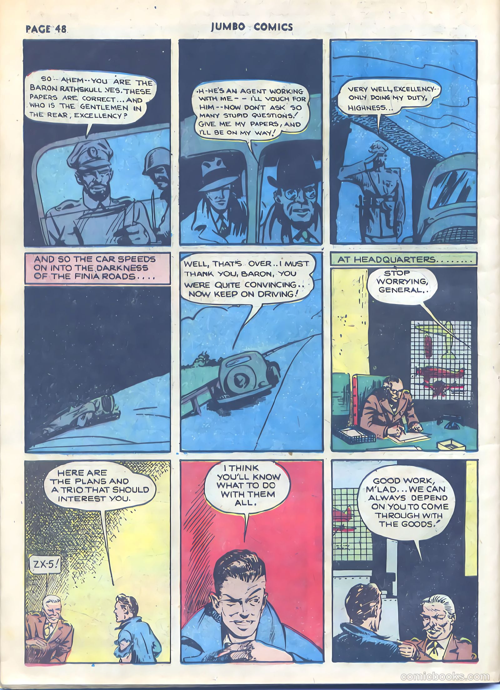 Jumbo Comics #22 (1940) — page 50 of 67