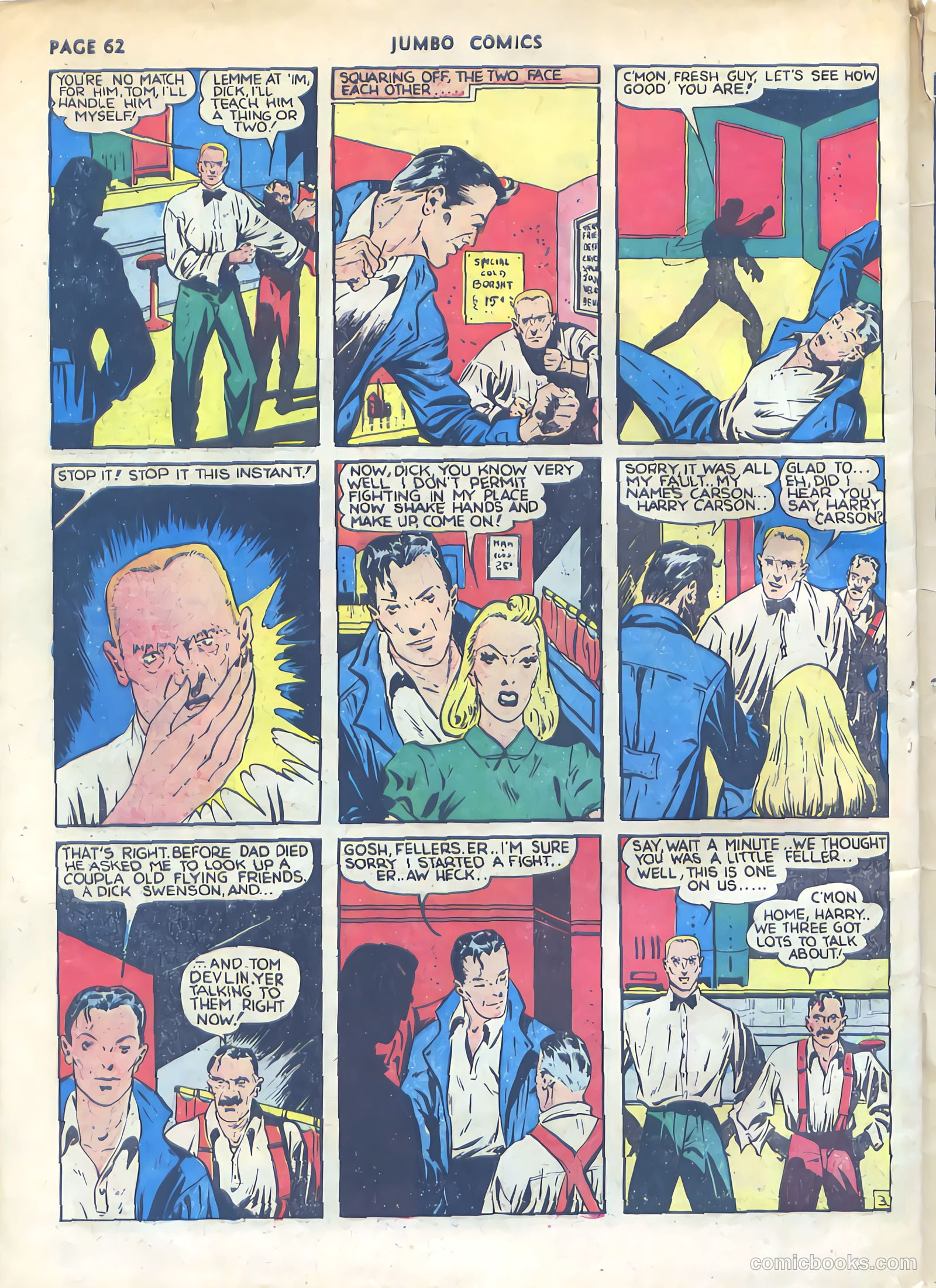 Jumbo Comics #22 (1940) — page 64 of 67
