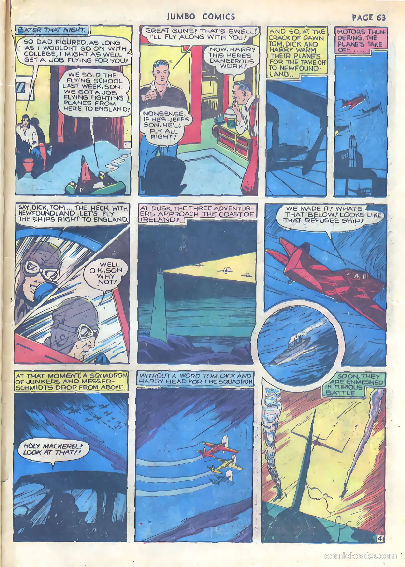Jumbo Comics #22 (1940) — page 65 of 67