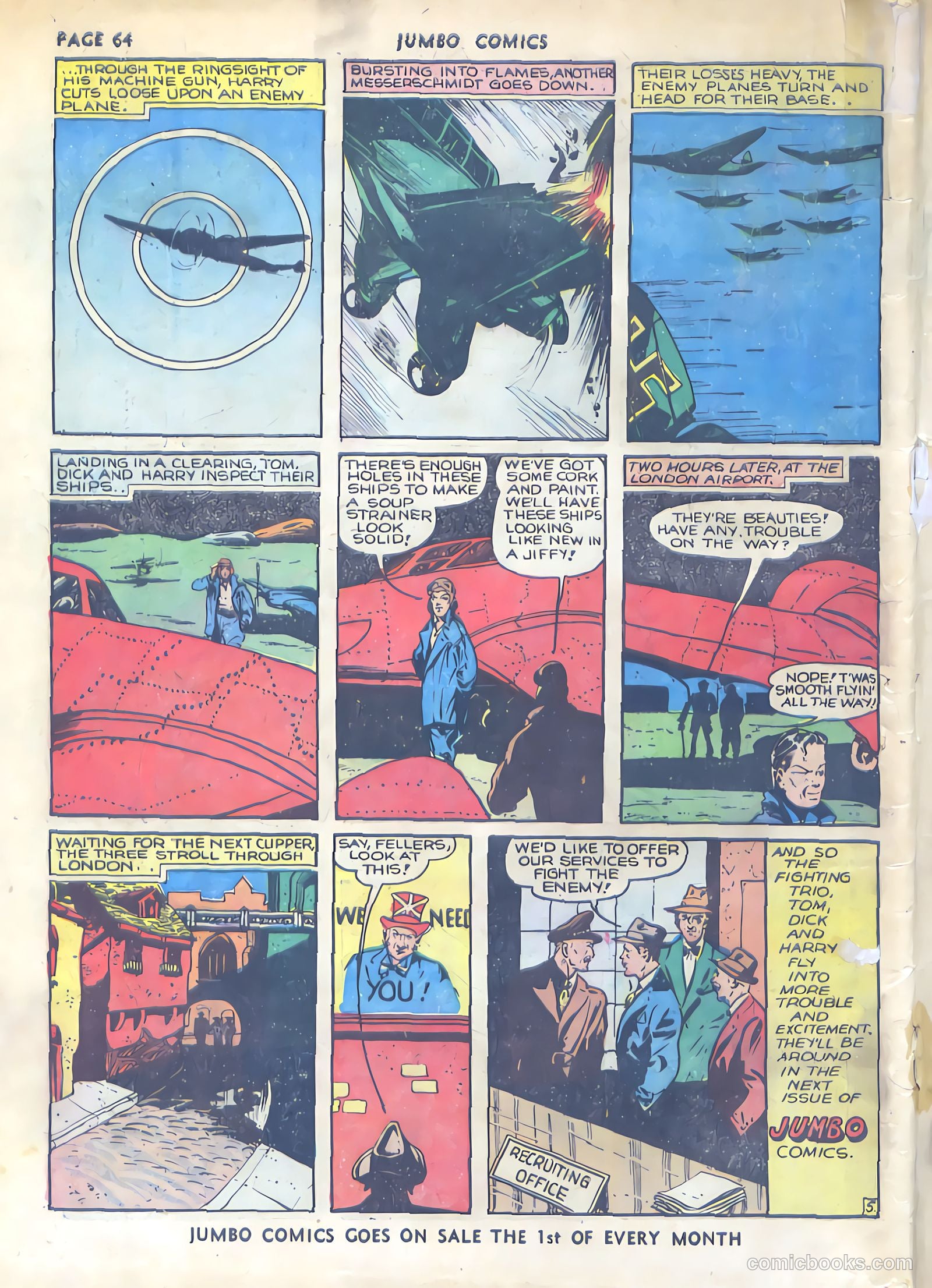 Jumbo Comics #22 (1940) — page 66 of 67