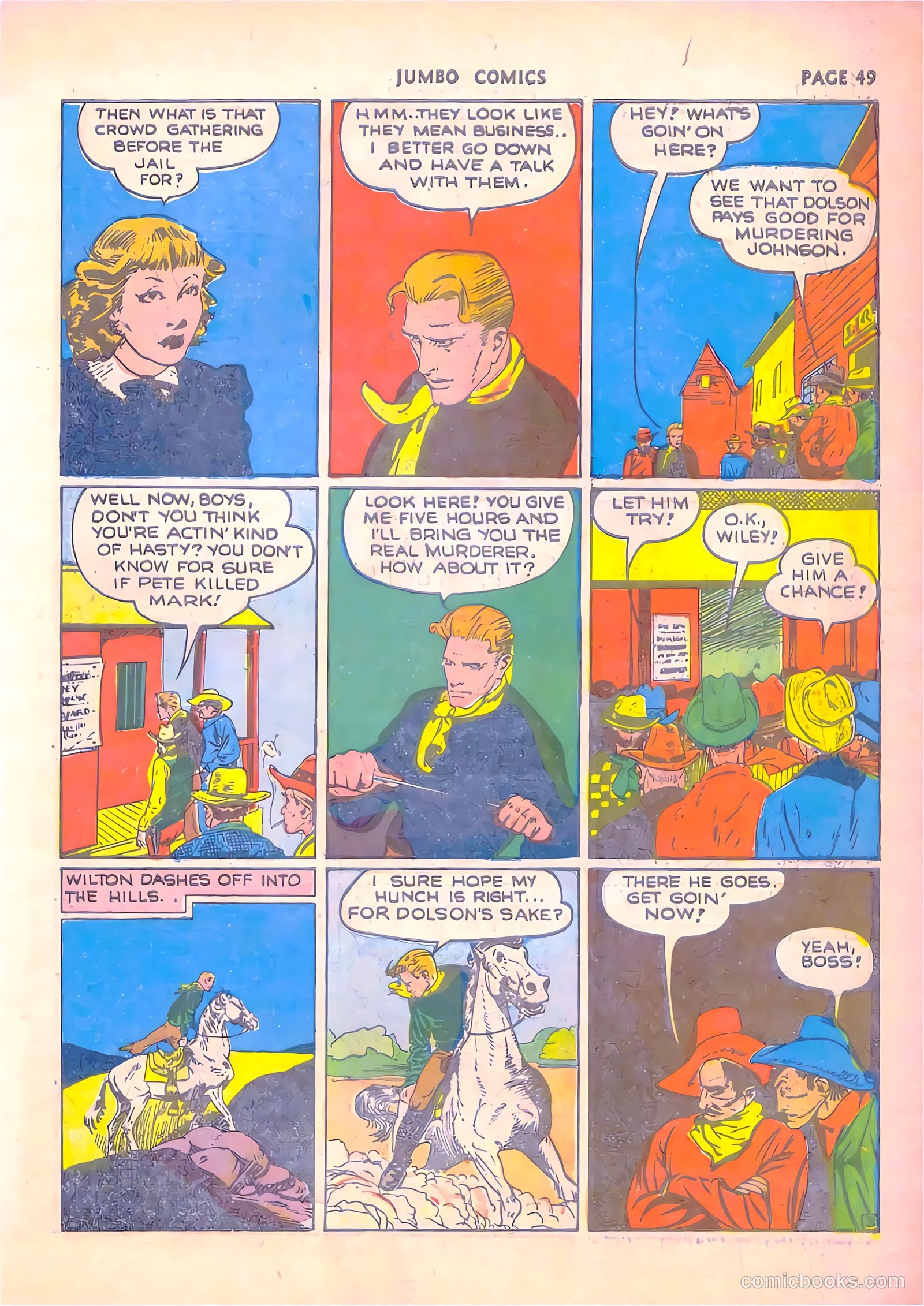Jumbo Comics #23 (1941) — page 50 of 66