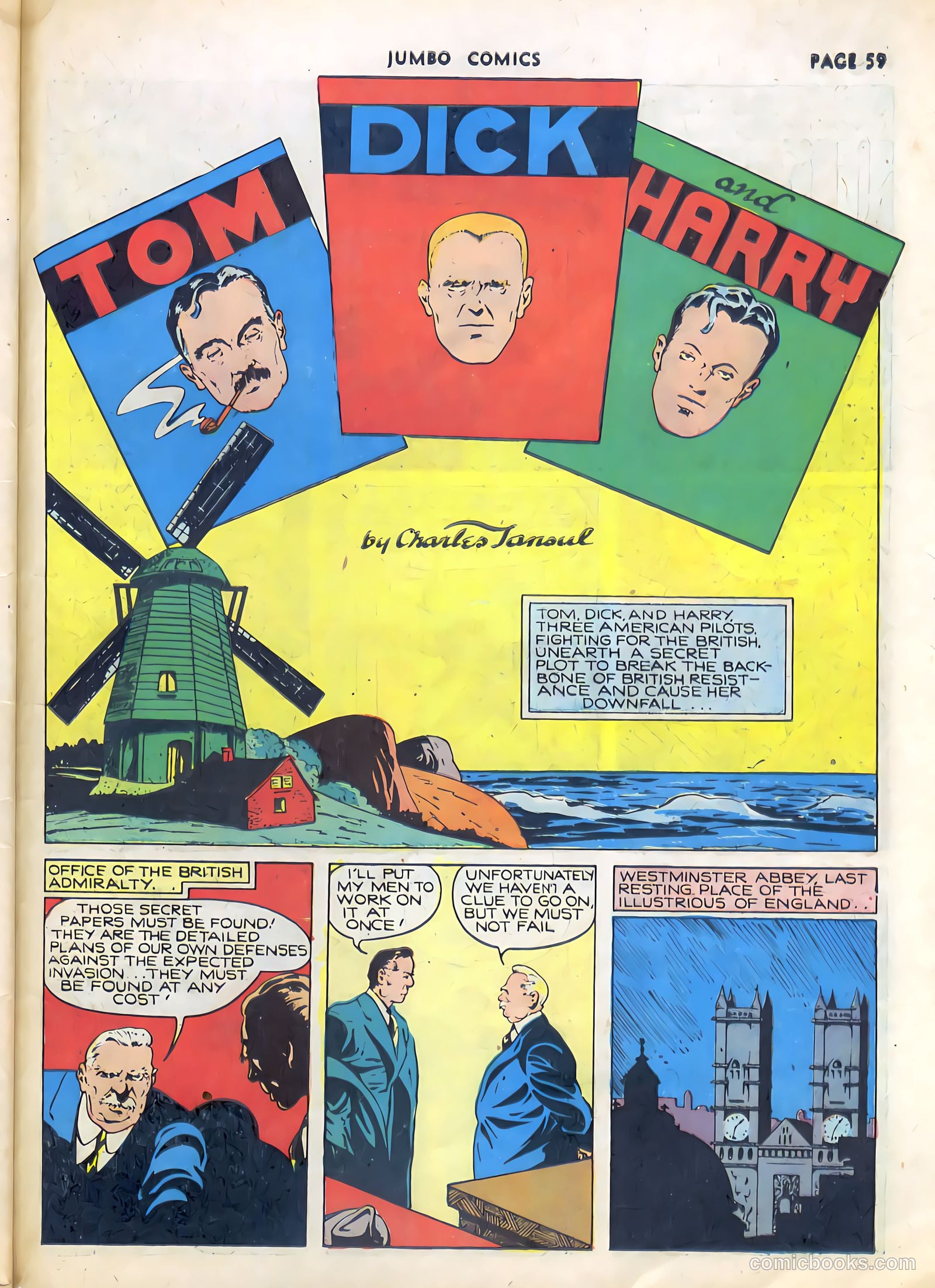 Jumbo Comics #24 (1941) — page 61 of 68