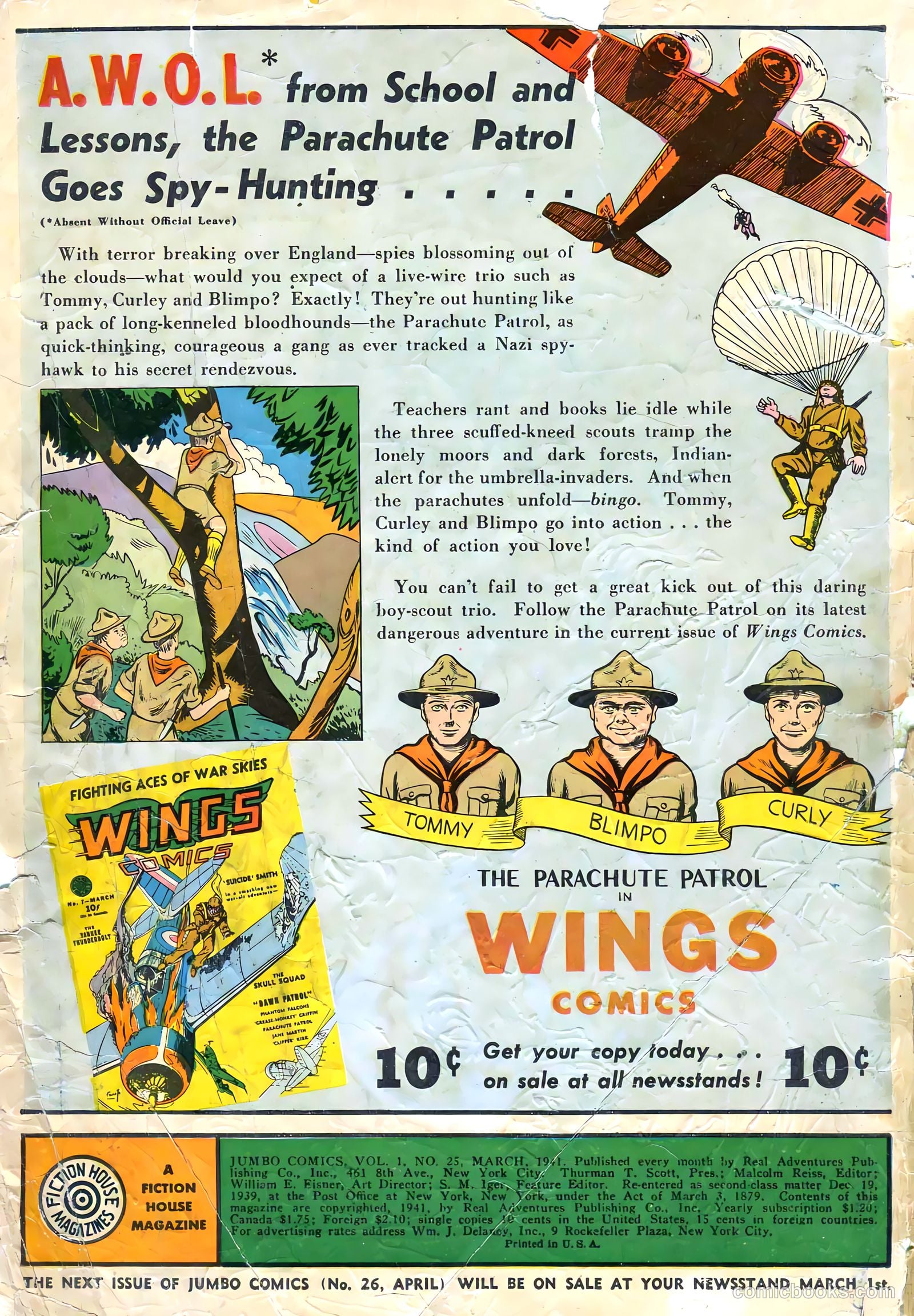 Jumbo Comics #25 (1941) — page 2 of 69