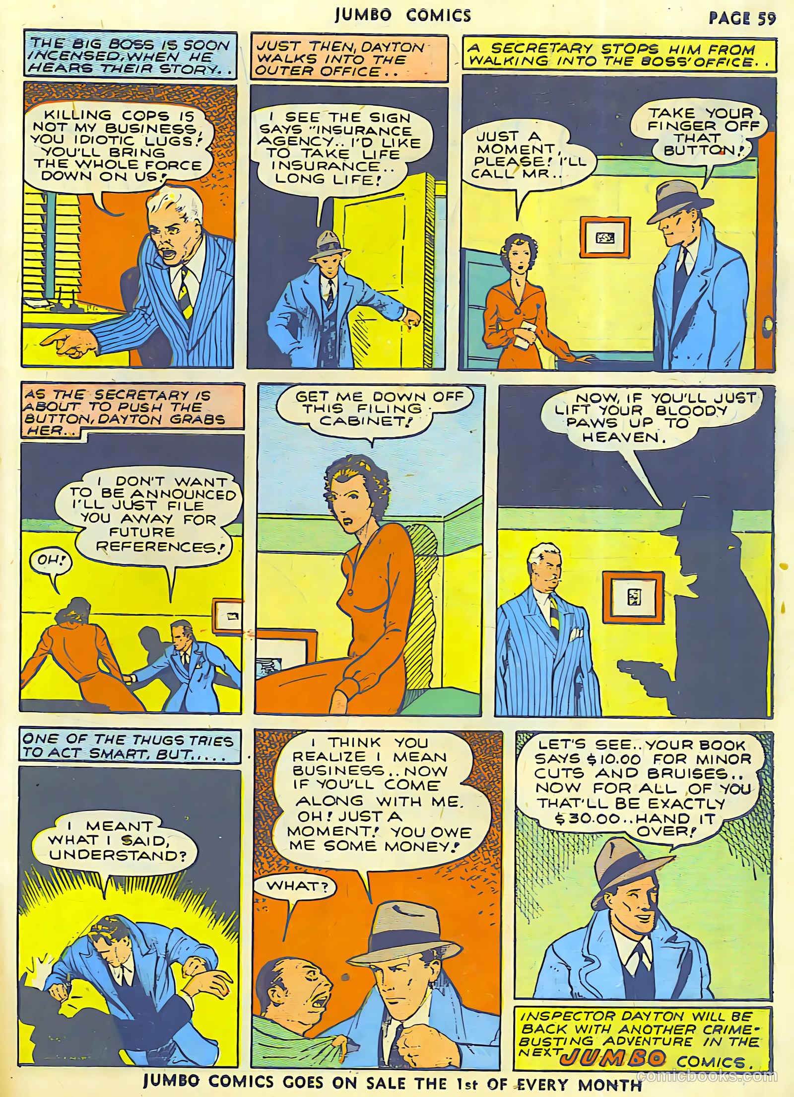 Jumbo Comics #25 (1941) — page 61 of 69