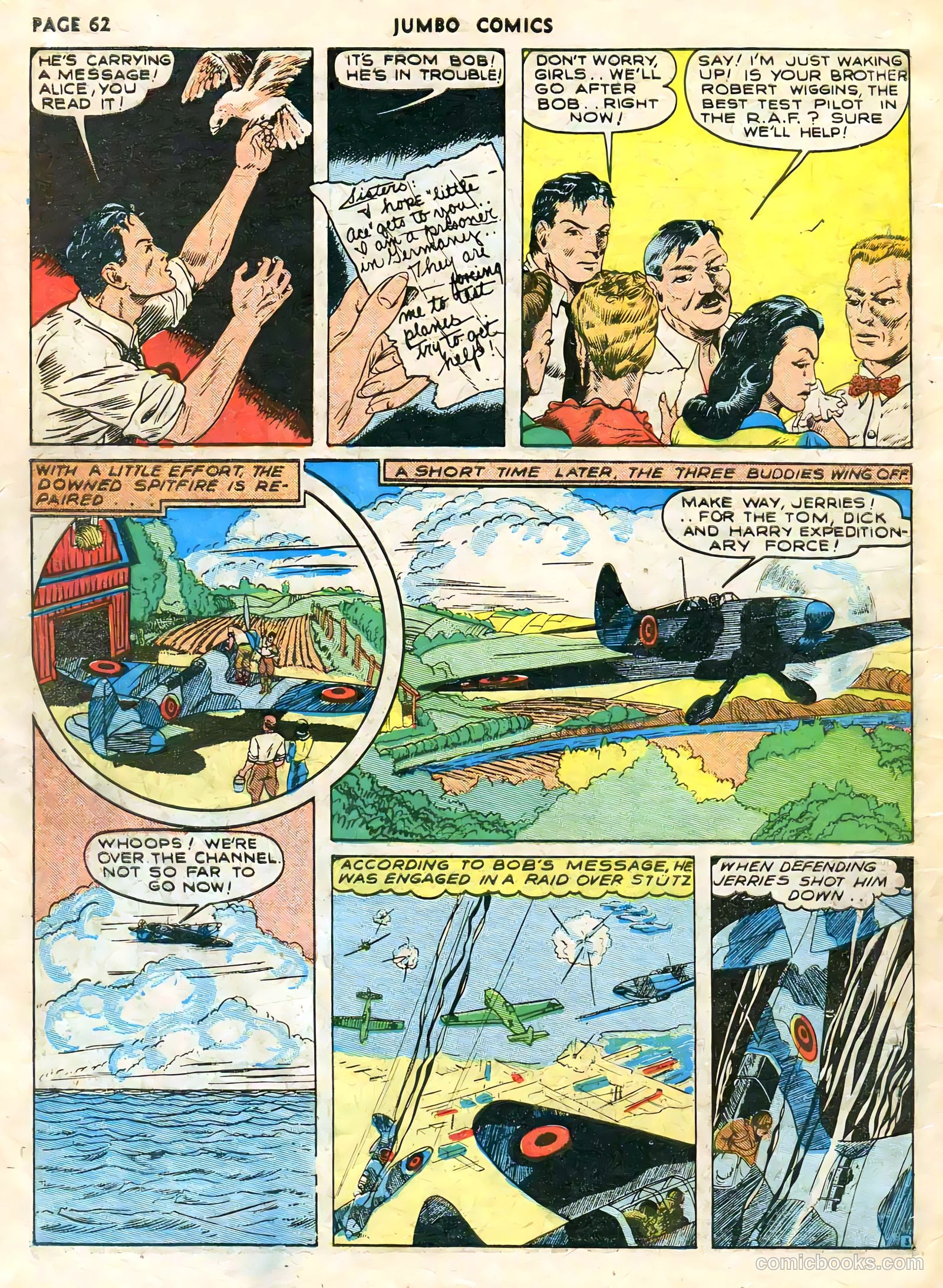 Jumbo Comics #25 (1941) — page 64 of 69