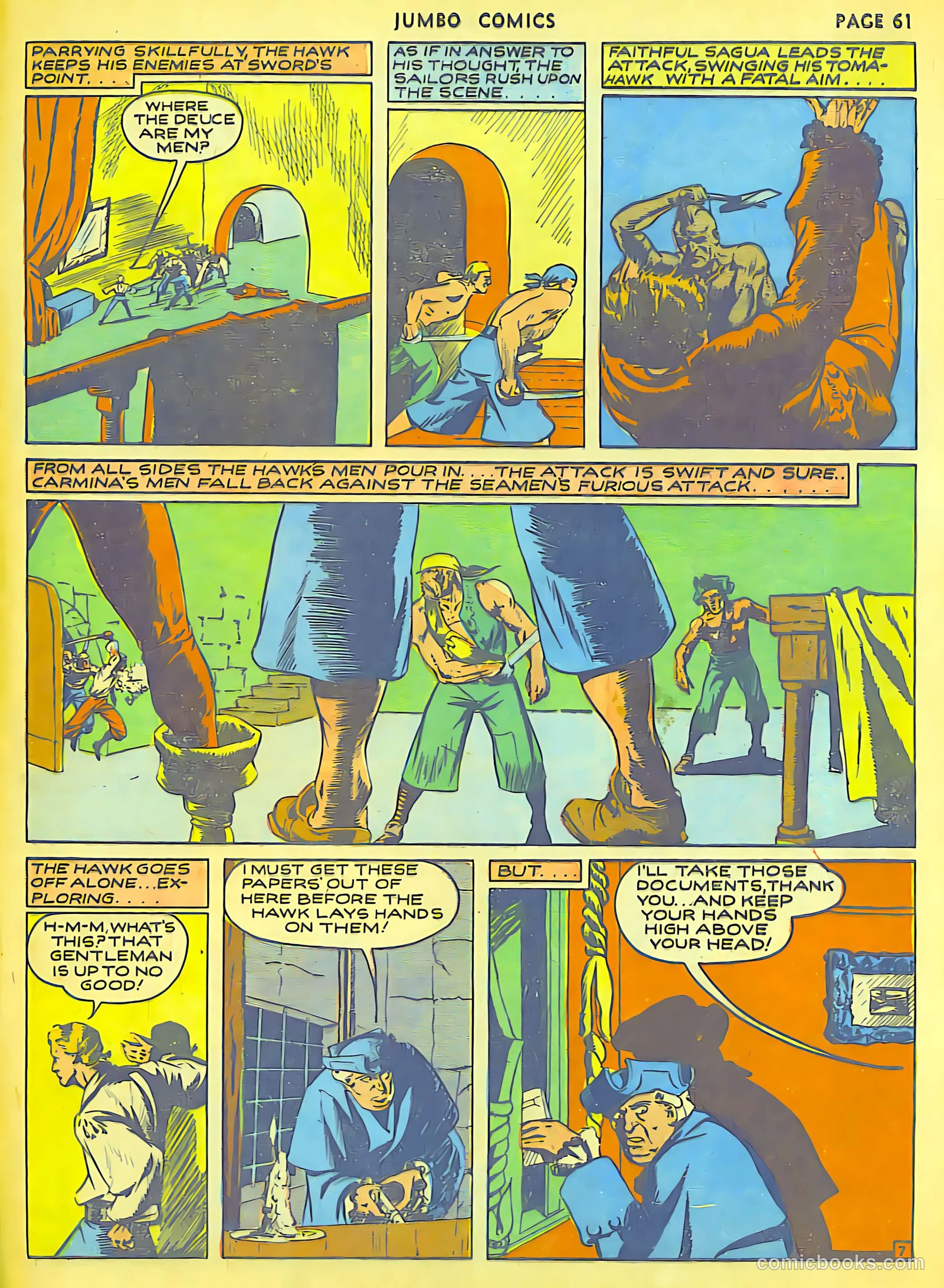 Jumbo Comics #26 (1941) — page 60 of 65