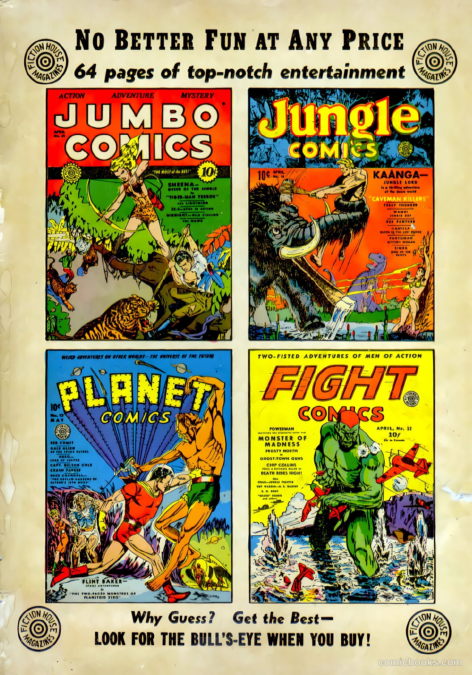Jumbo Comics #26 (1941) — page 64 of 65
