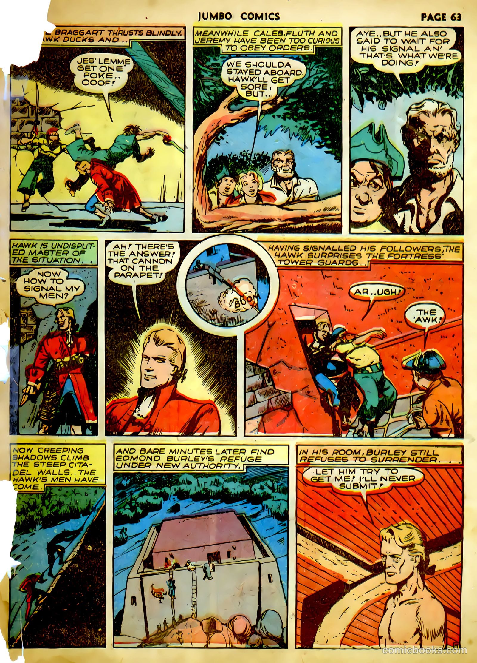 Jumbo Comics #27 (1941) — page 64 of 66