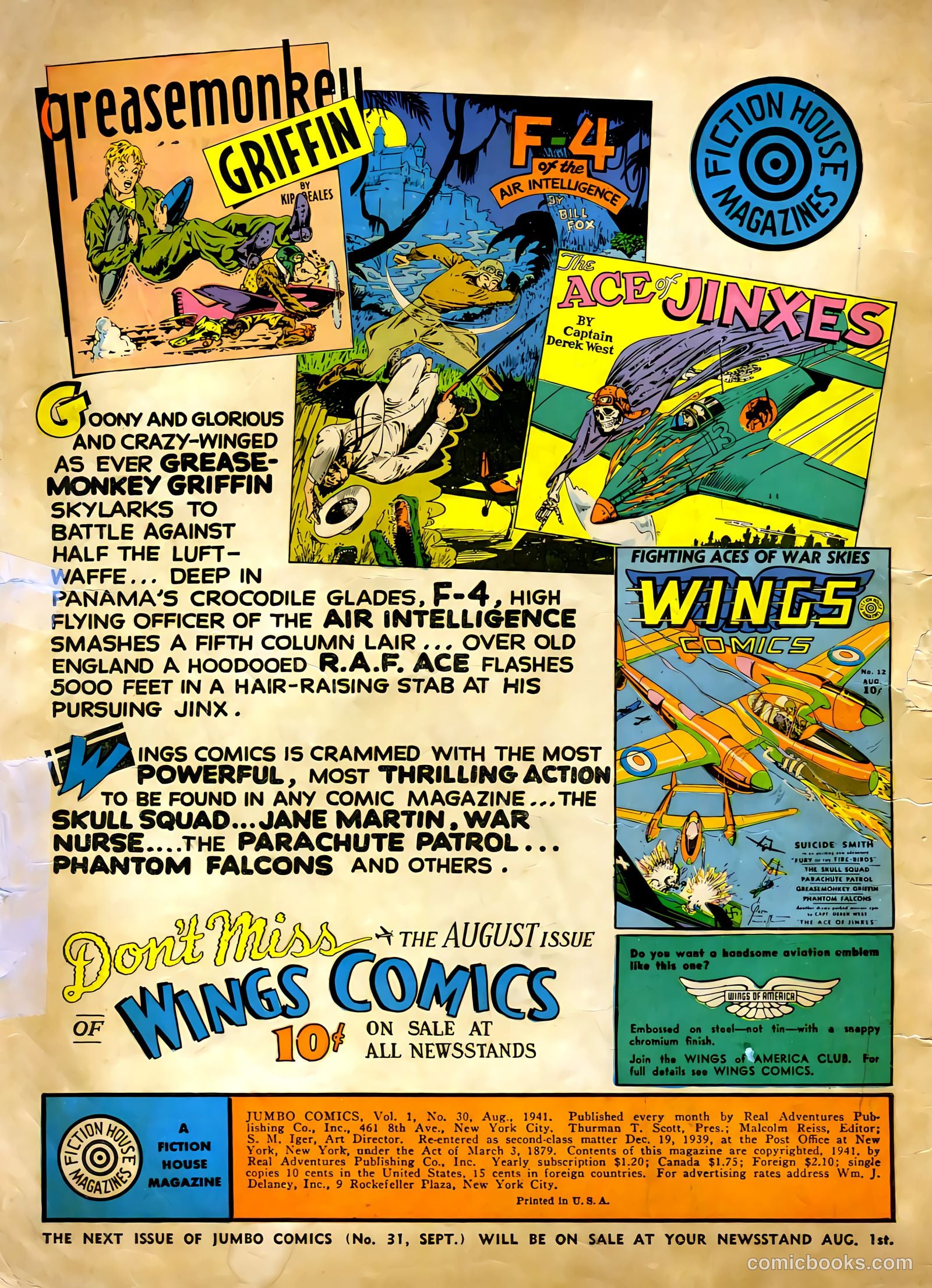 Jumbo Comics #30 (1941) — page 2 of 68