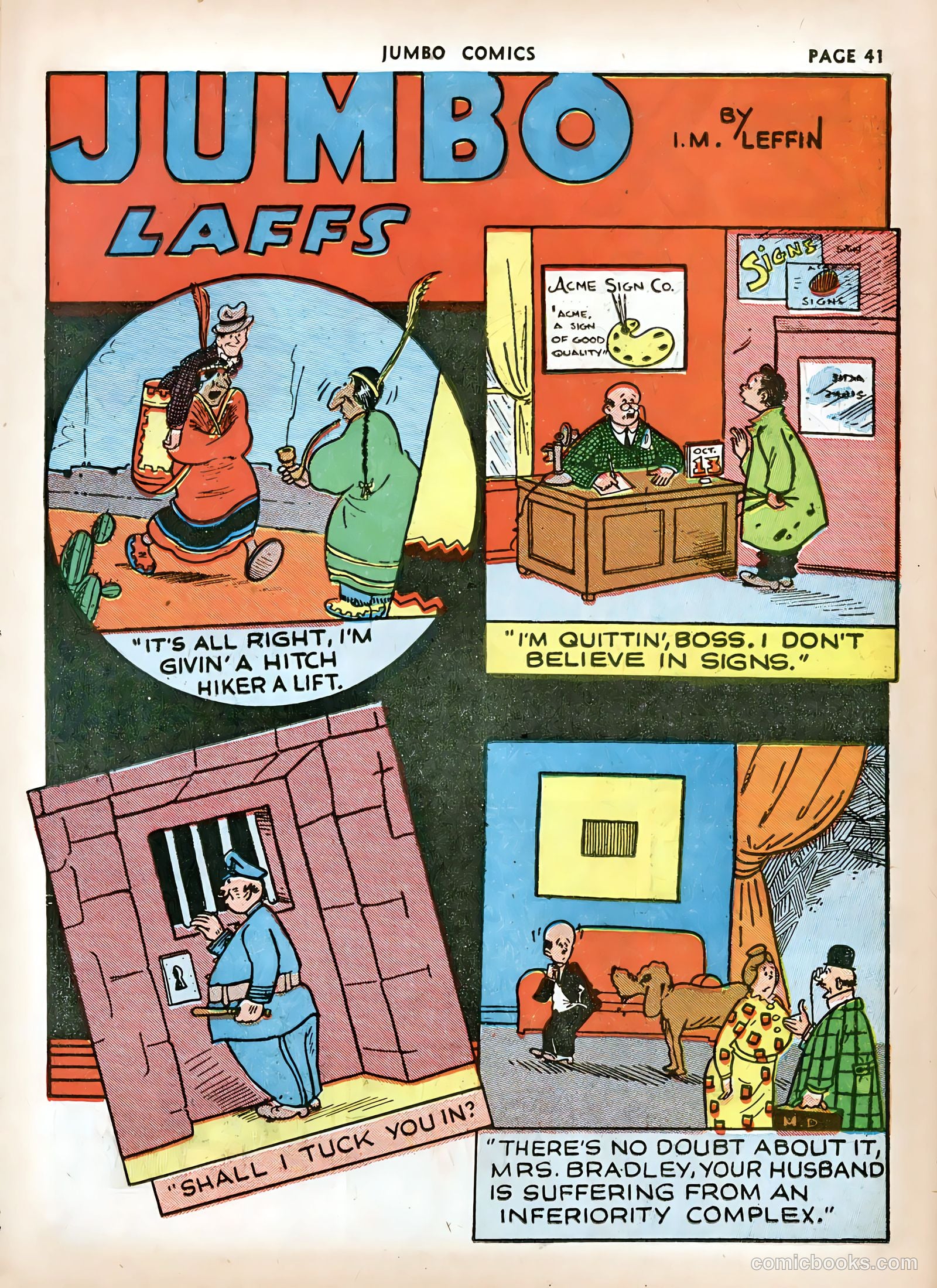 Jumbo Comics #31 (1941) — page 43 of 69