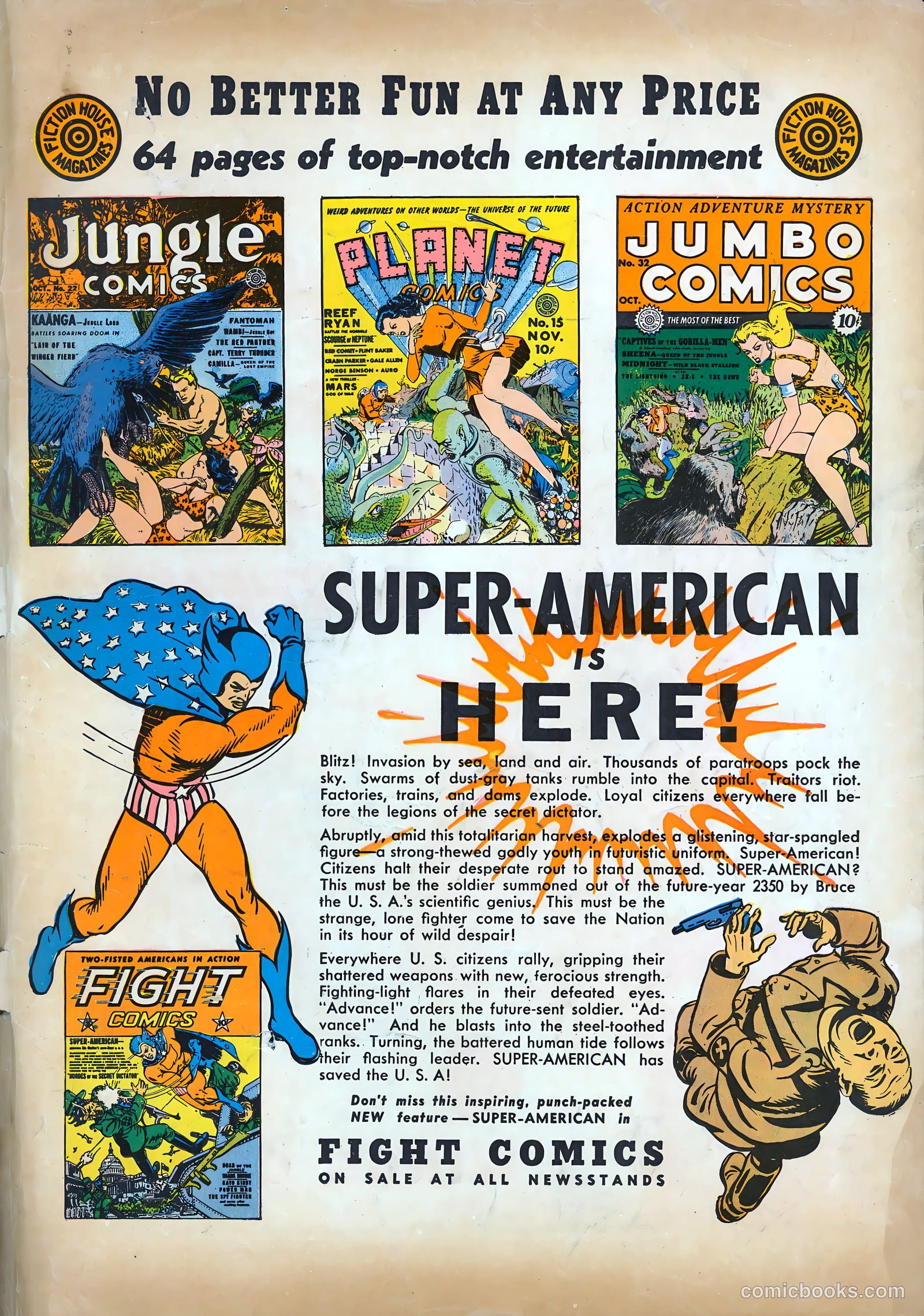 Jumbo Comics #32 (1941) — page 67 of 68