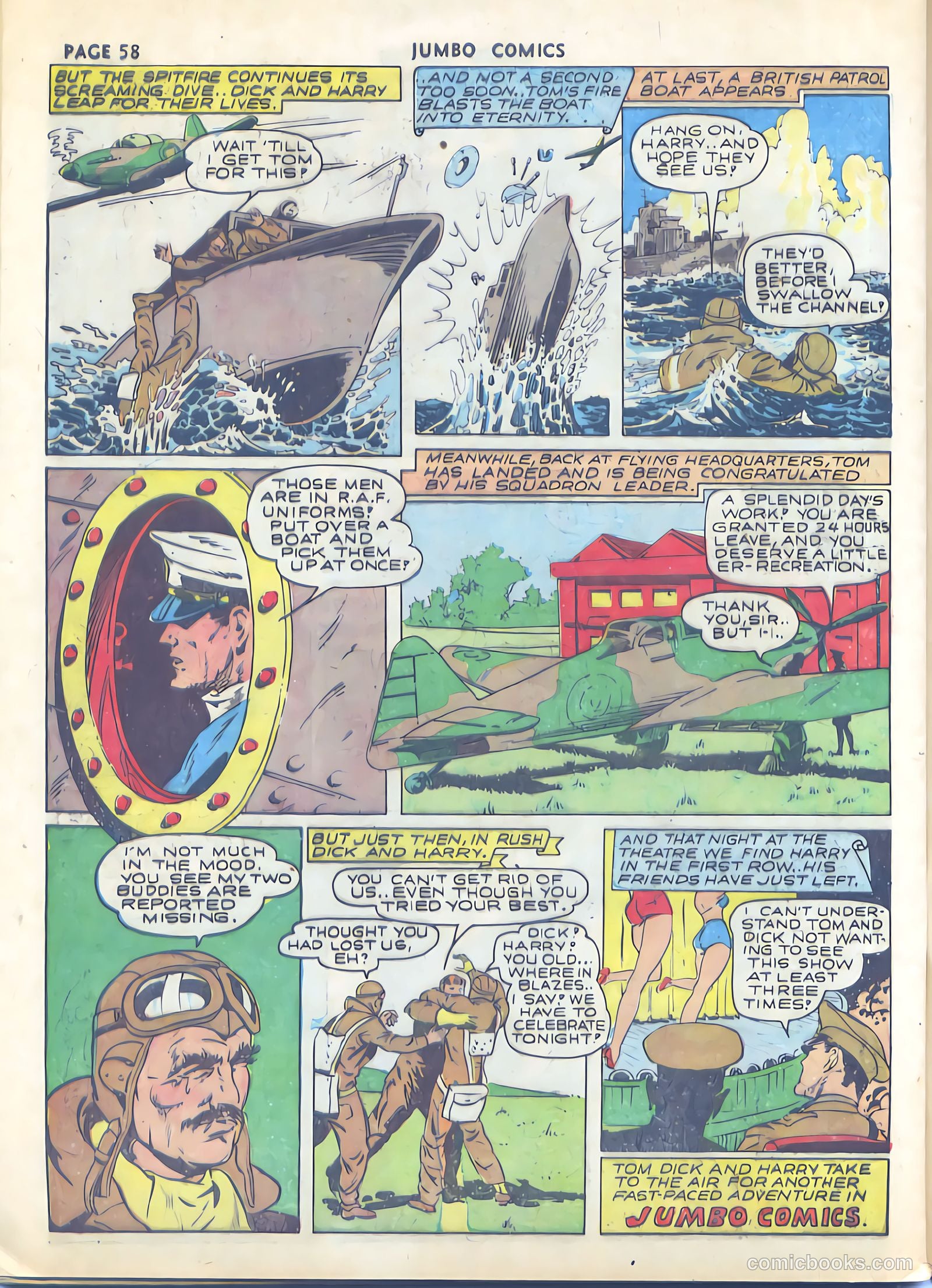 Jumbo Comics #33 (1941) — page 60 of 68