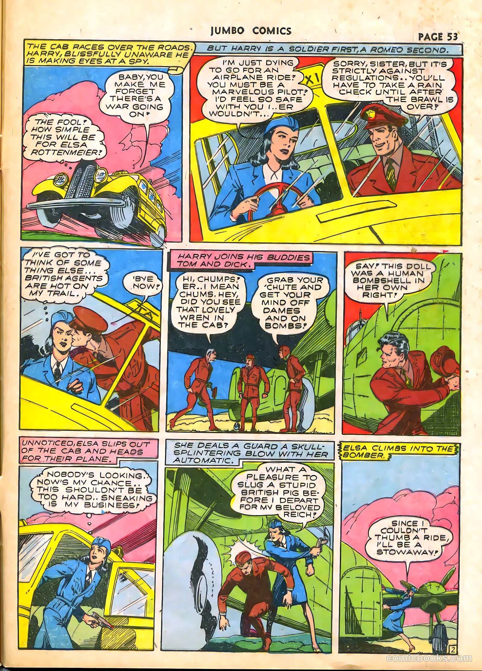 Jumbo Comics #34 (1941) — page 56 of 69