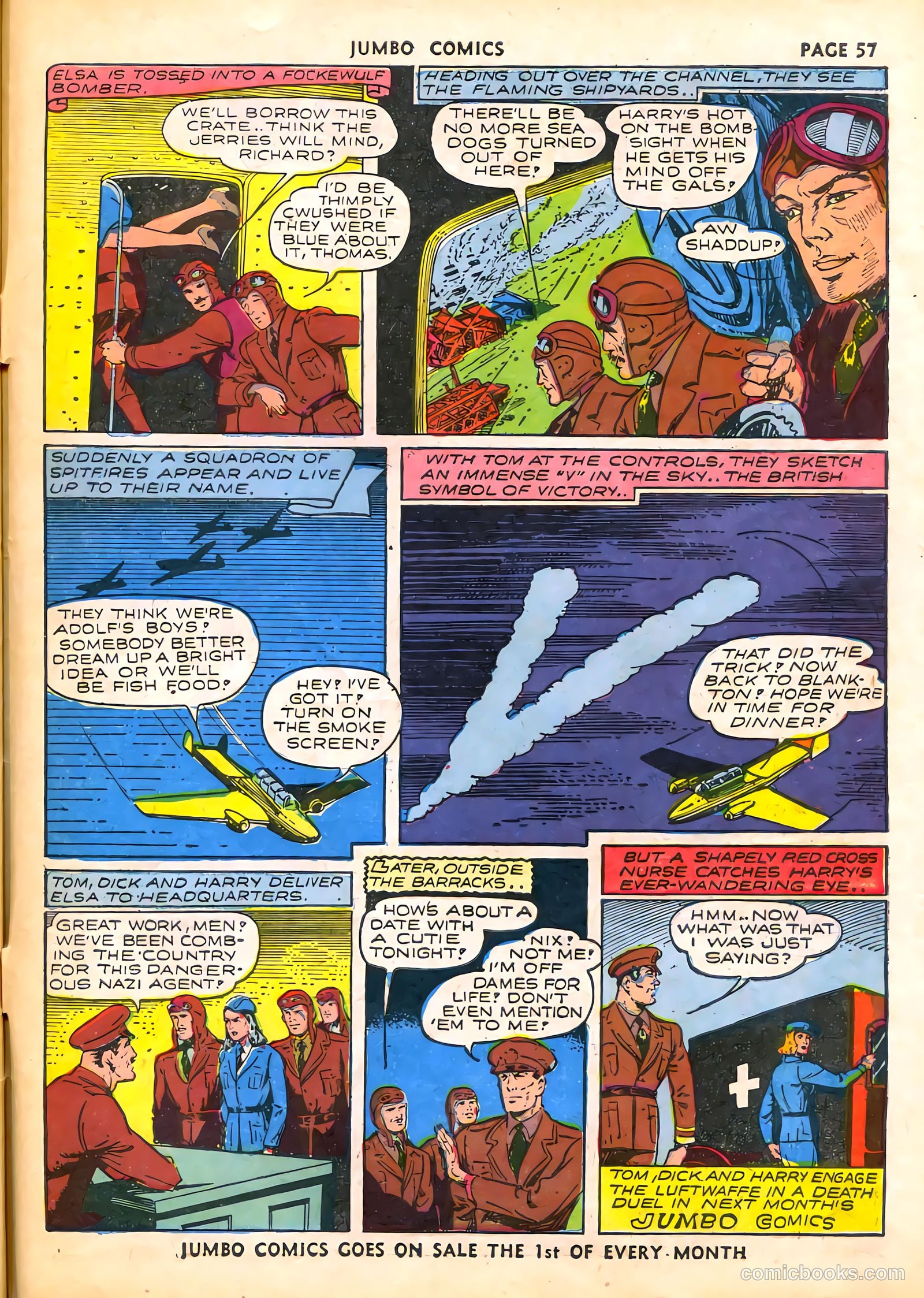 Jumbo Comics #34 (1941) — page 60 of 69