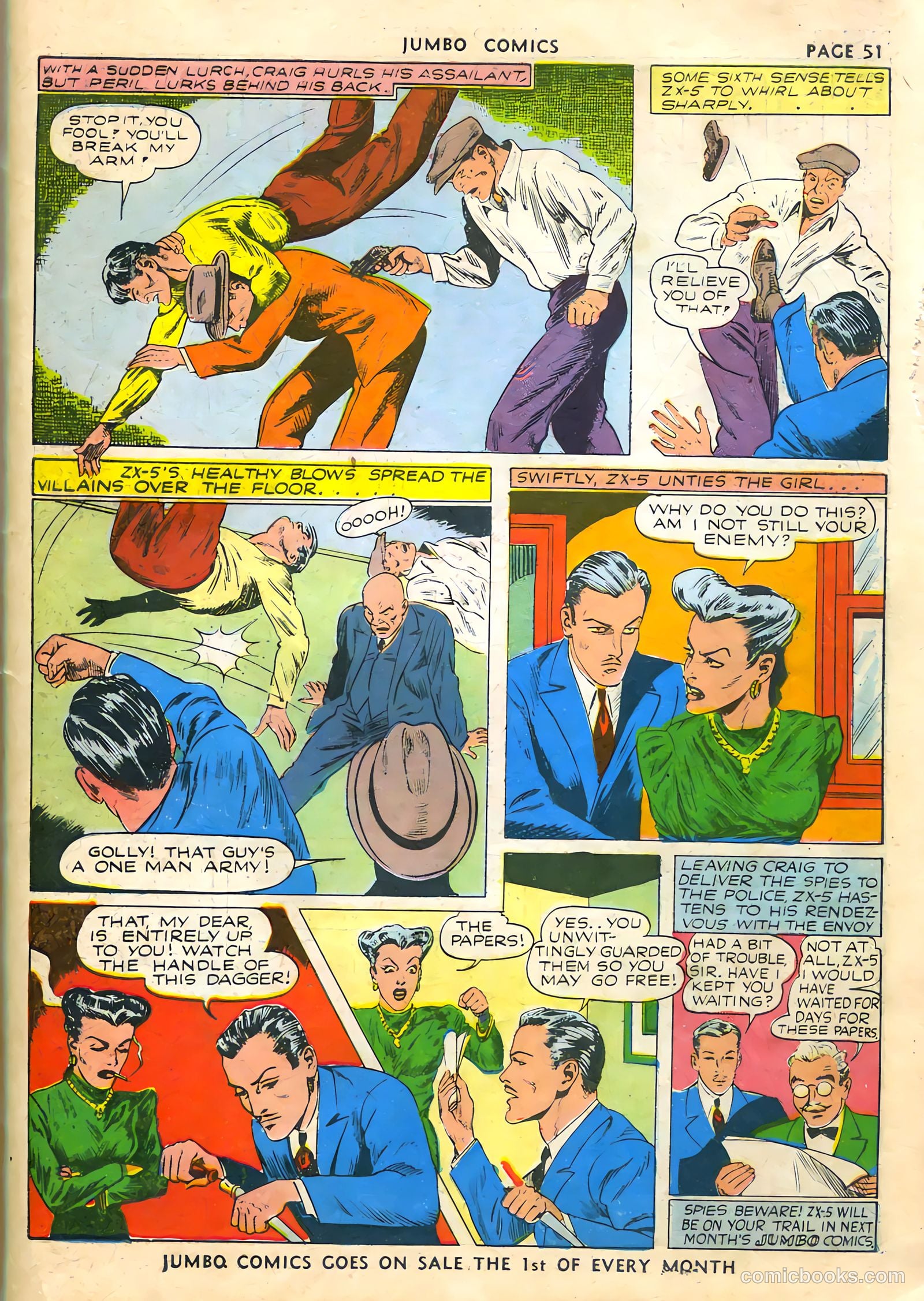 Jumbo Comics #35 (1942) — page 54 of 69