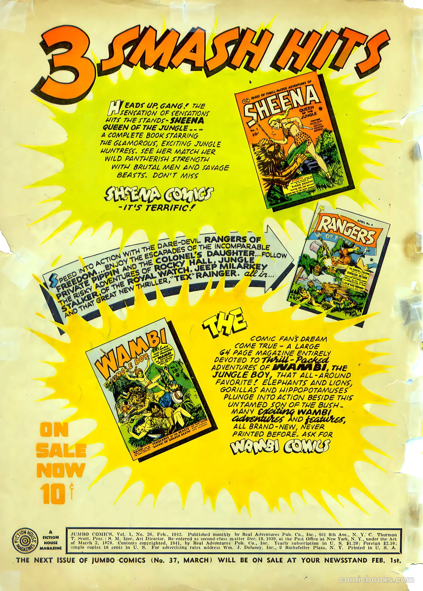 Jumbo Comics #36 (1942) — page 2 of 68
