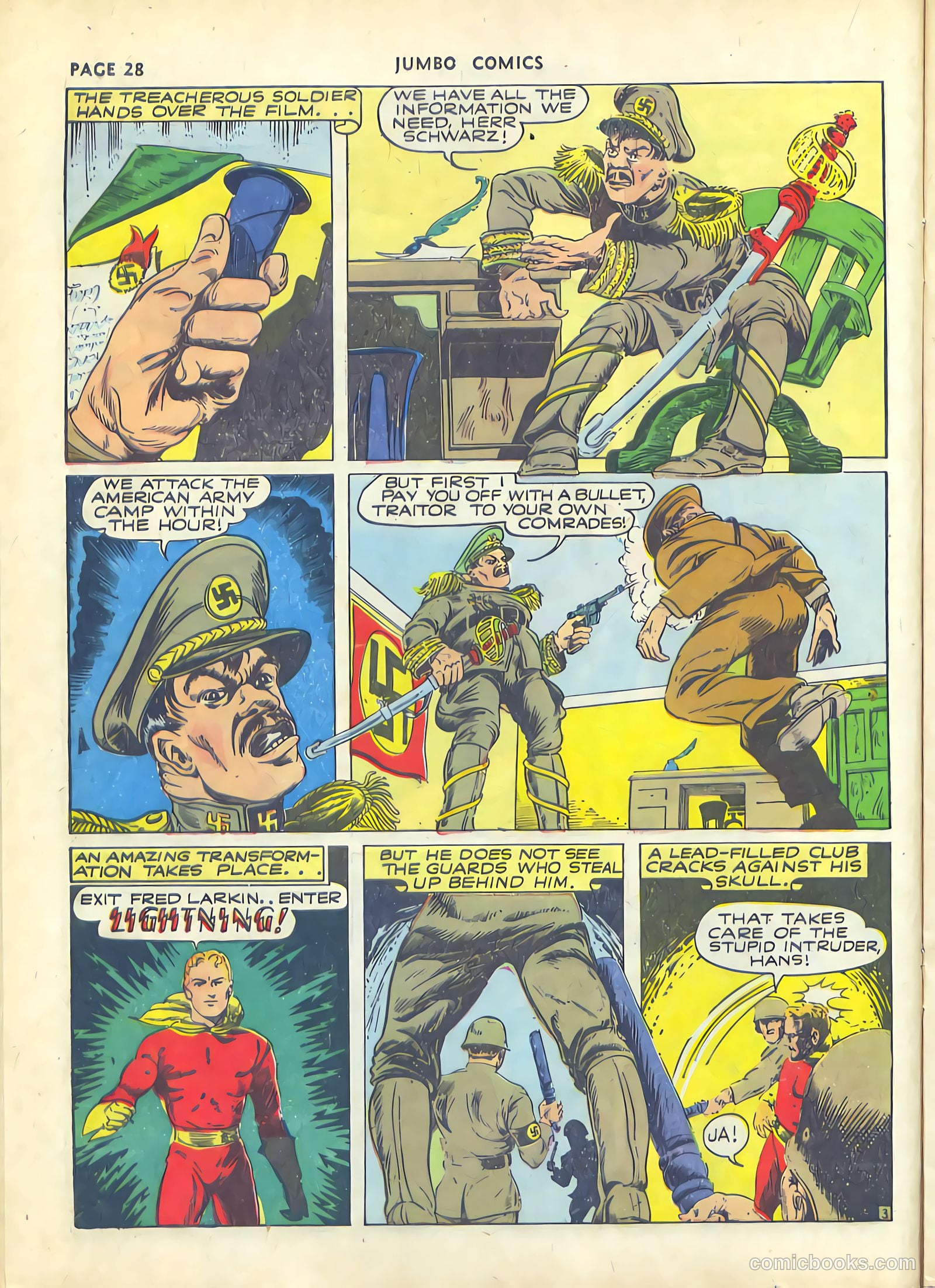 Jumbo Comics #36 (1942) — page 32 of 68