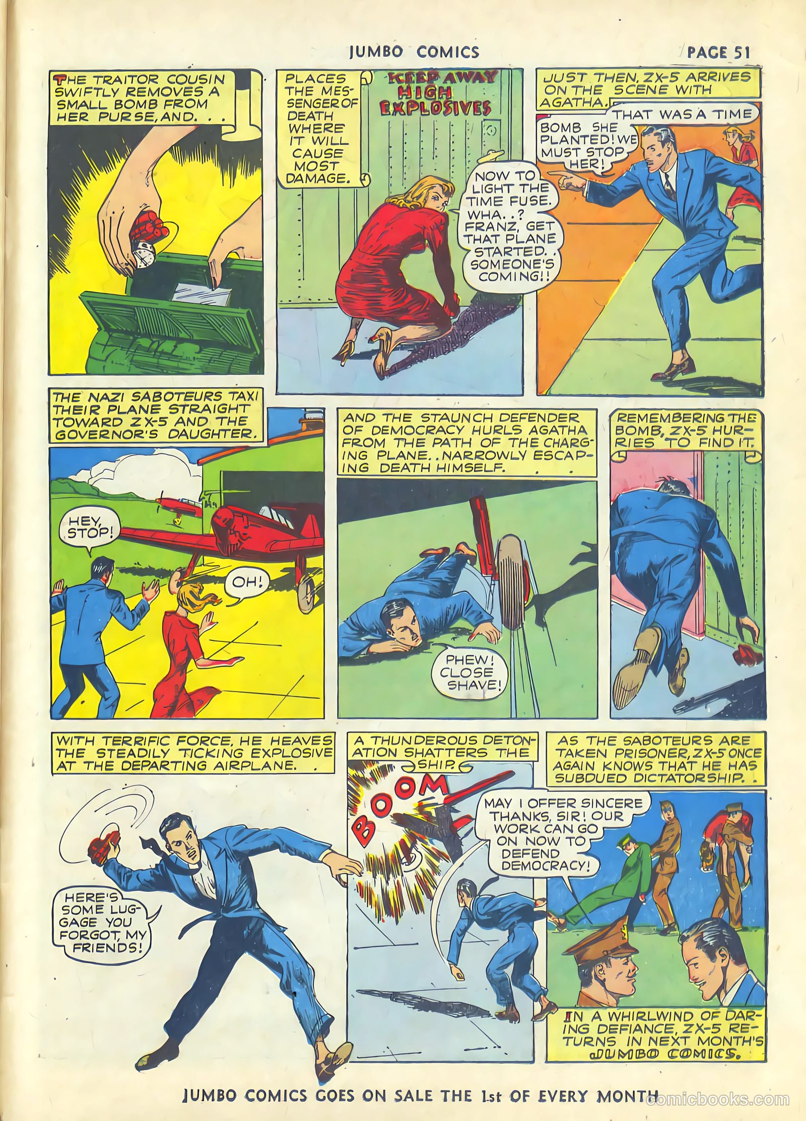 Jumbo Comics #36 (1942) — page 55 of 68