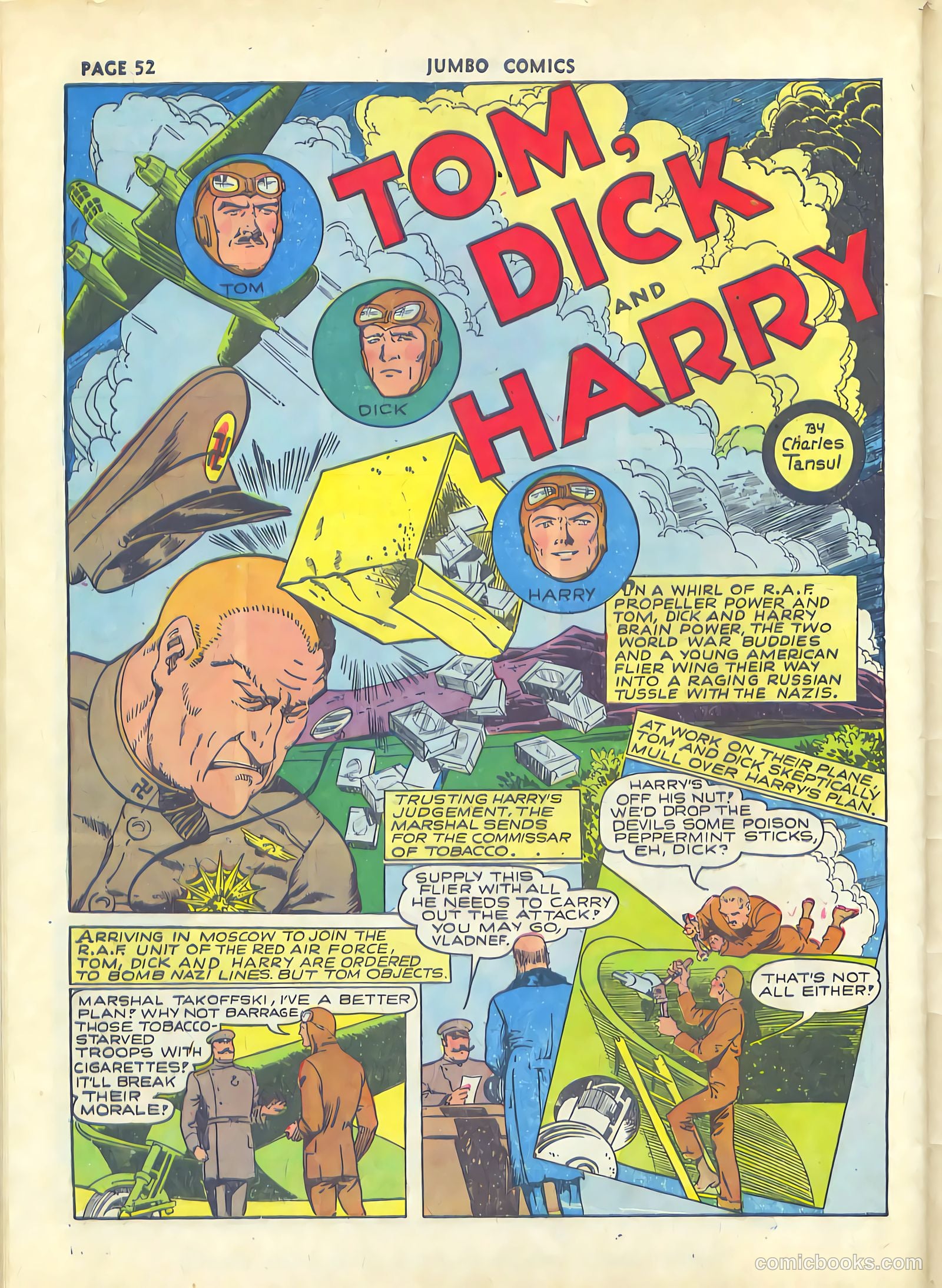 Jumbo Comics #36 (1942) — page 56 of 68