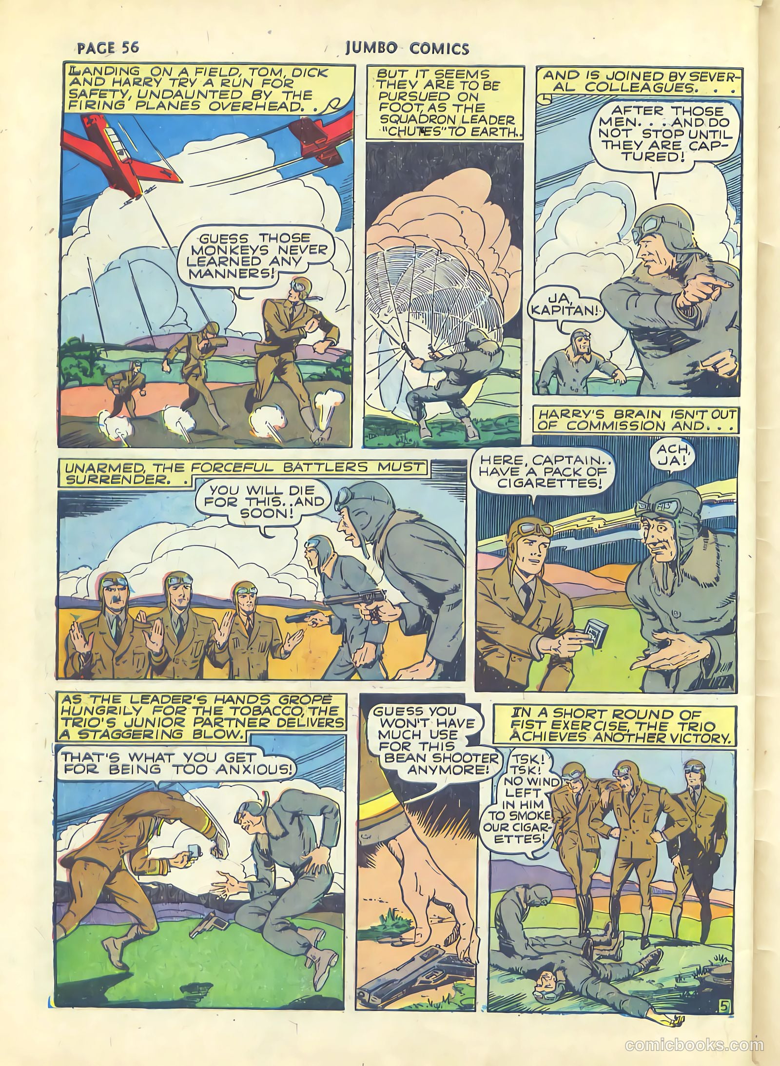 Jumbo Comics #36 (1942) — page 60 of 68