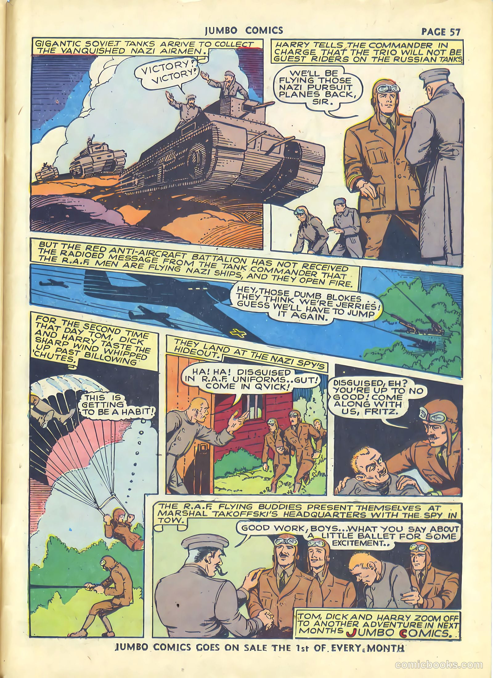 Jumbo Comics #36 (1942) — page 61 of 68