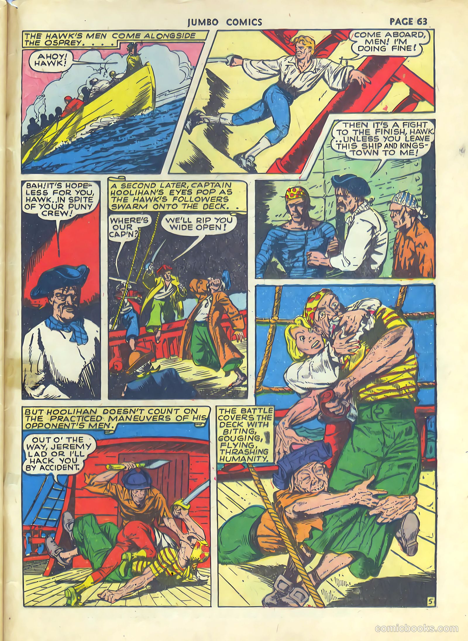 Jumbo Comics #36 (1942) — page 67 of 68