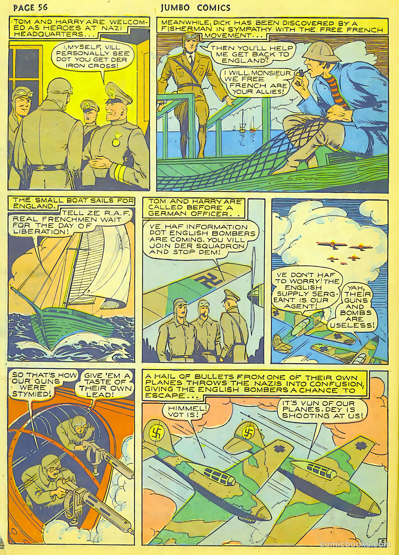 Jumbo Comics #37 (1942) — page 58 of 68