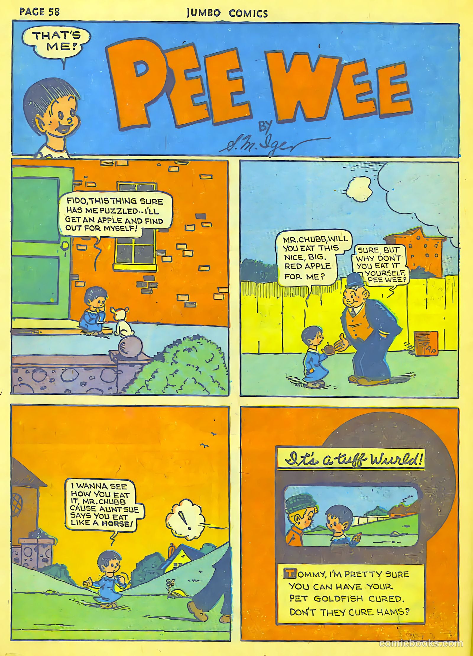 Jumbo Comics #37 (1942) — page 60 of 68