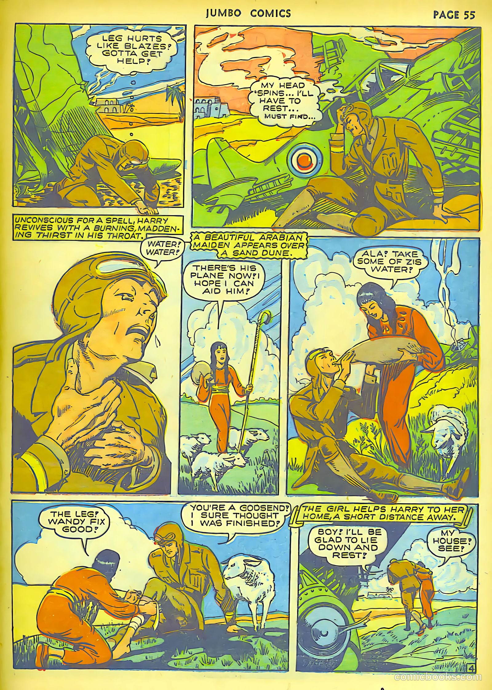 Jumbo Comics #38 (1942) — page 57 of 68
