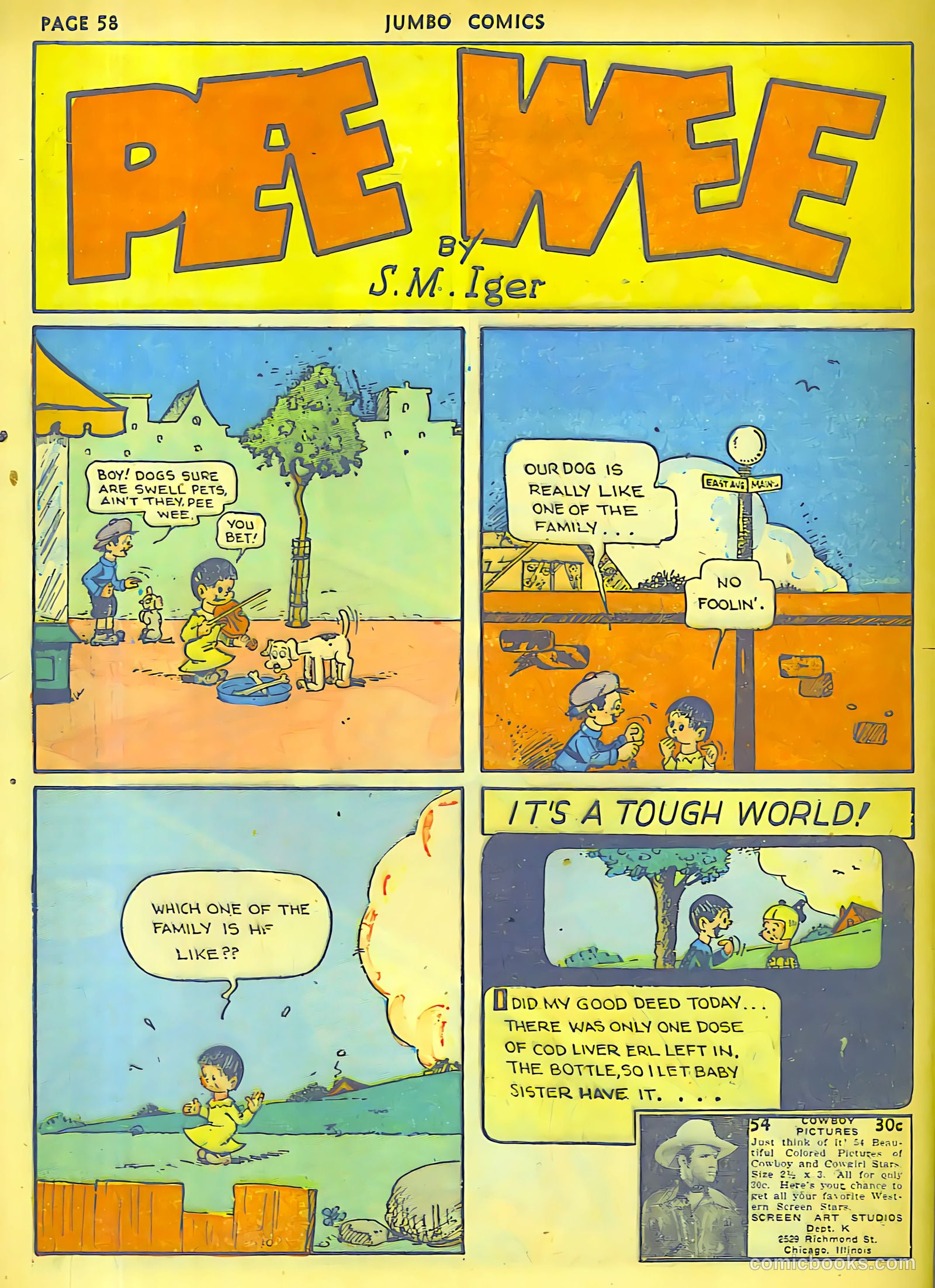 Jumbo Comics #38 (1942) — page 60 of 68