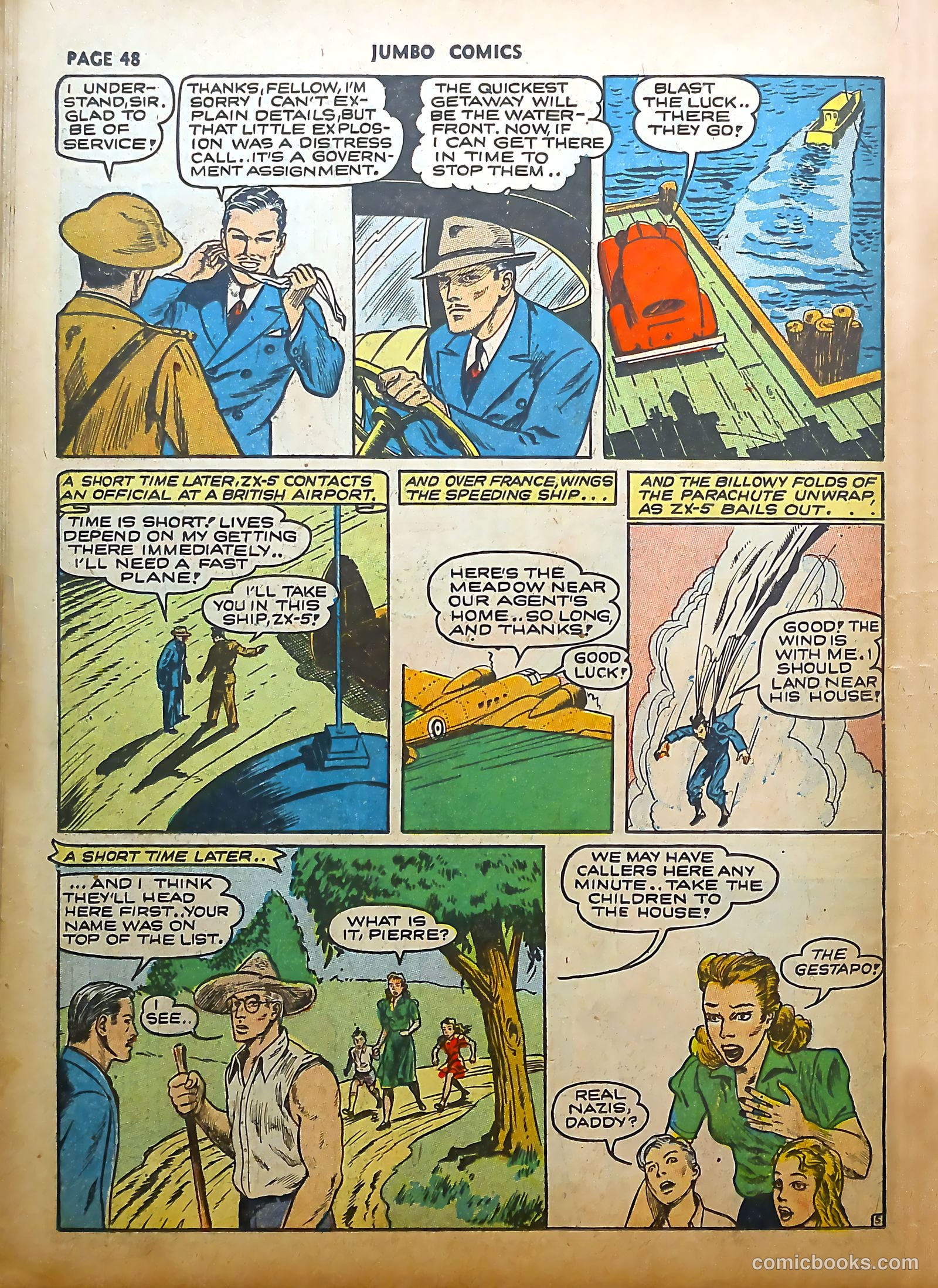 Jumbo Comics #39 (1942) — page 50 of 68