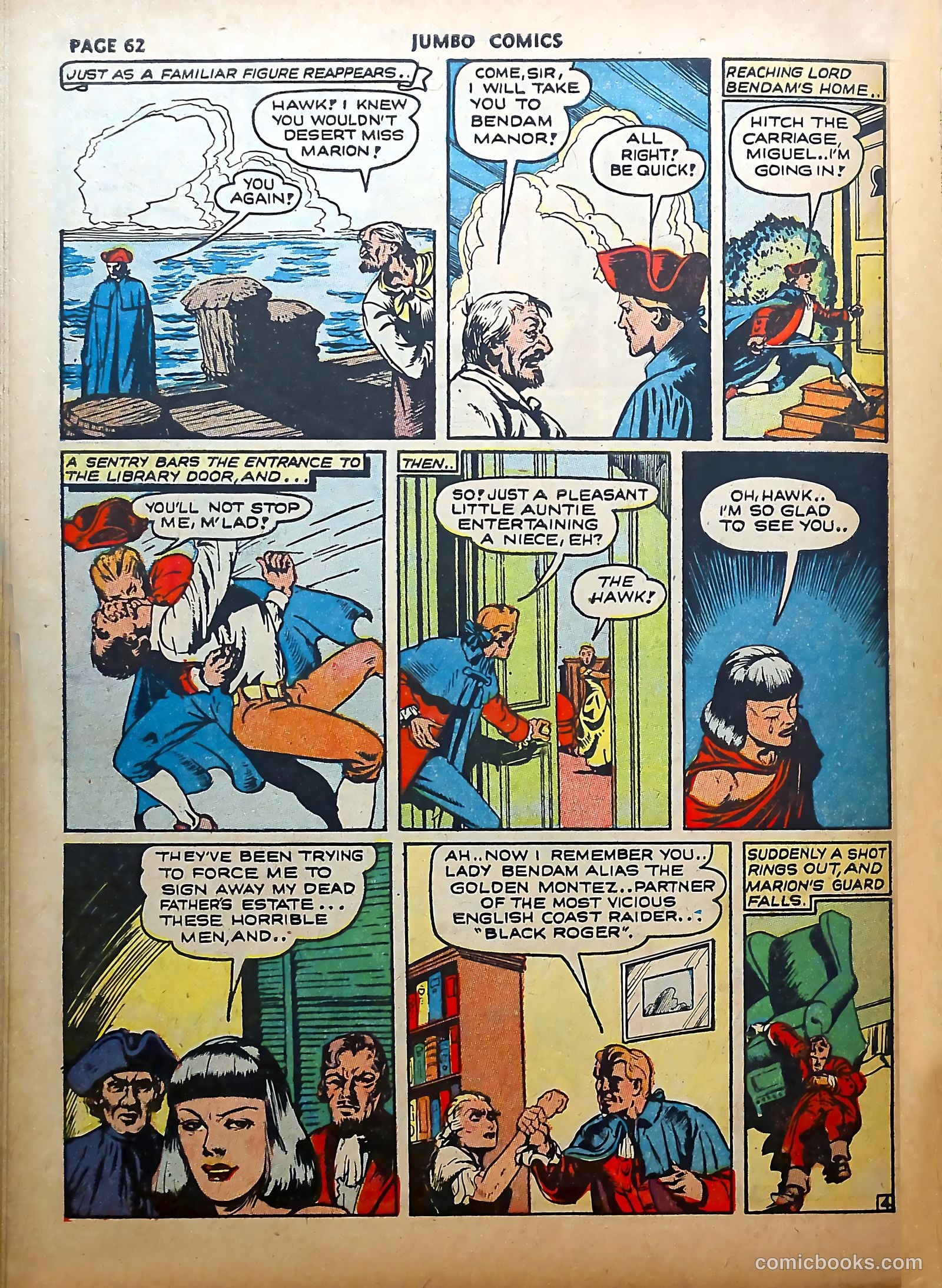 Jumbo Comics #39 (1942) — page 64 of 68