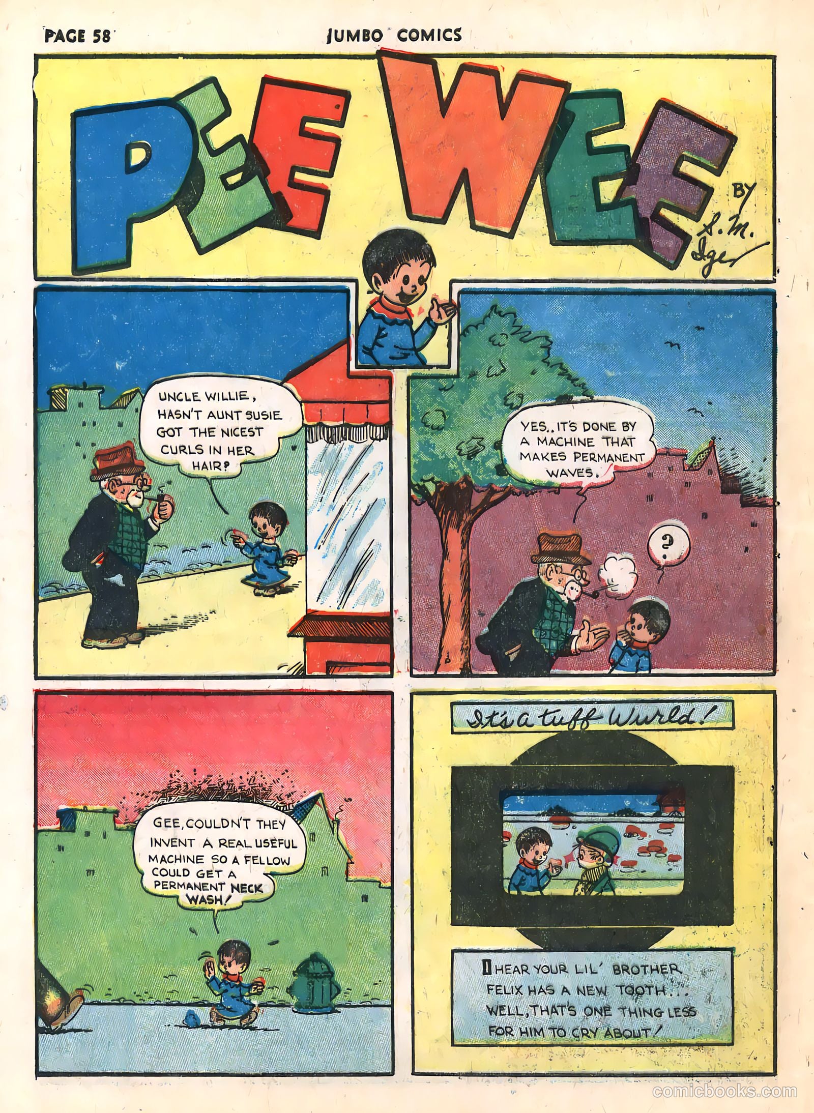 Jumbo Comics #40 (1942) — page 60 of 69
