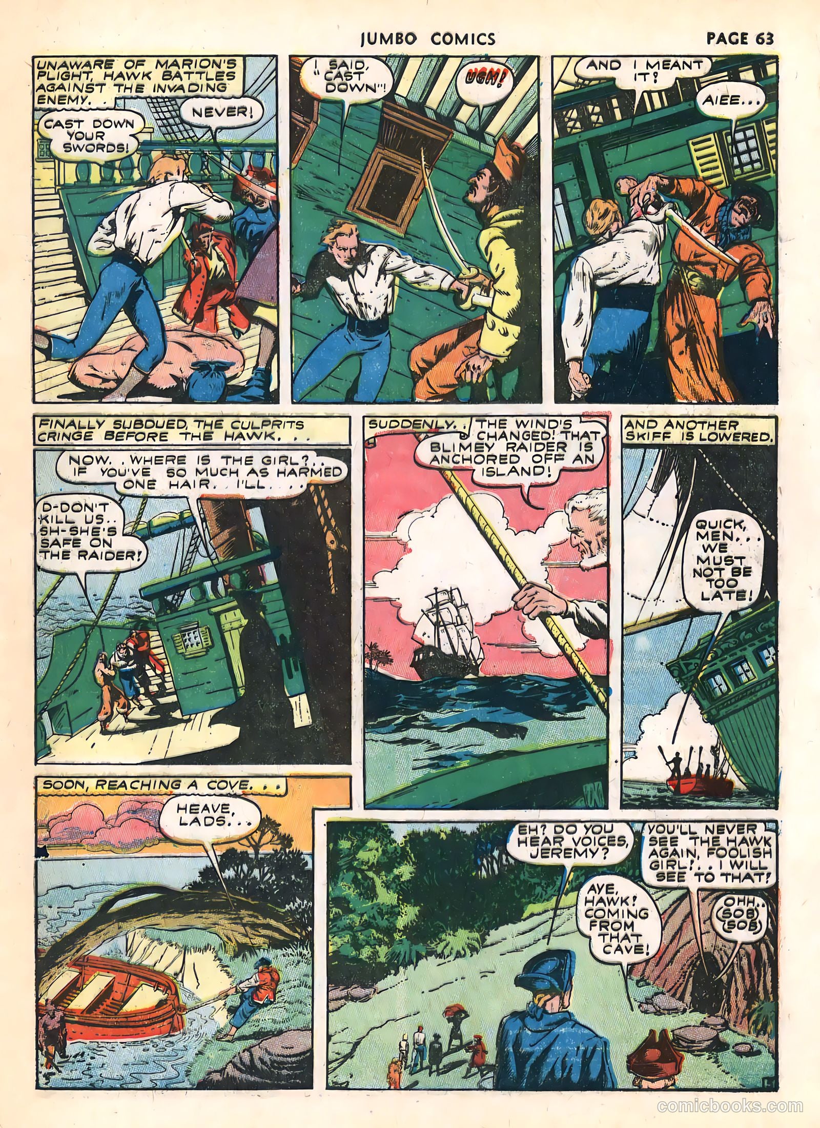 Jumbo Comics #40 (1942) — page 65 of 69