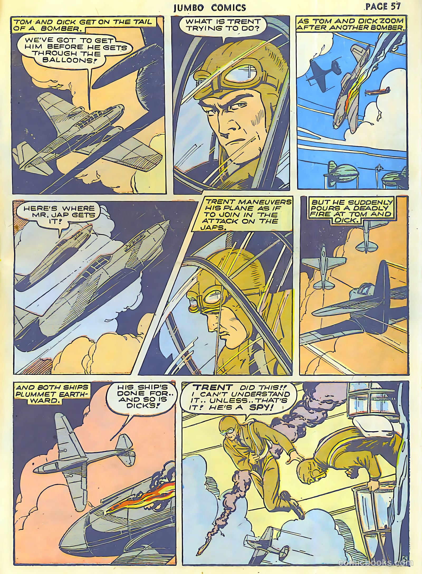 Jumbo Comics #42 (1942) — page 59 of 68