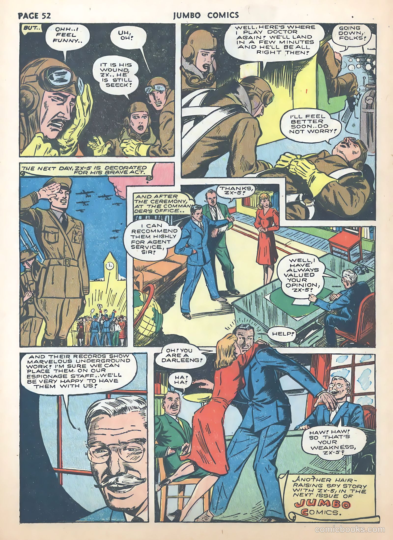 Jumbo Comics #43 (1942) — page 54 of 69